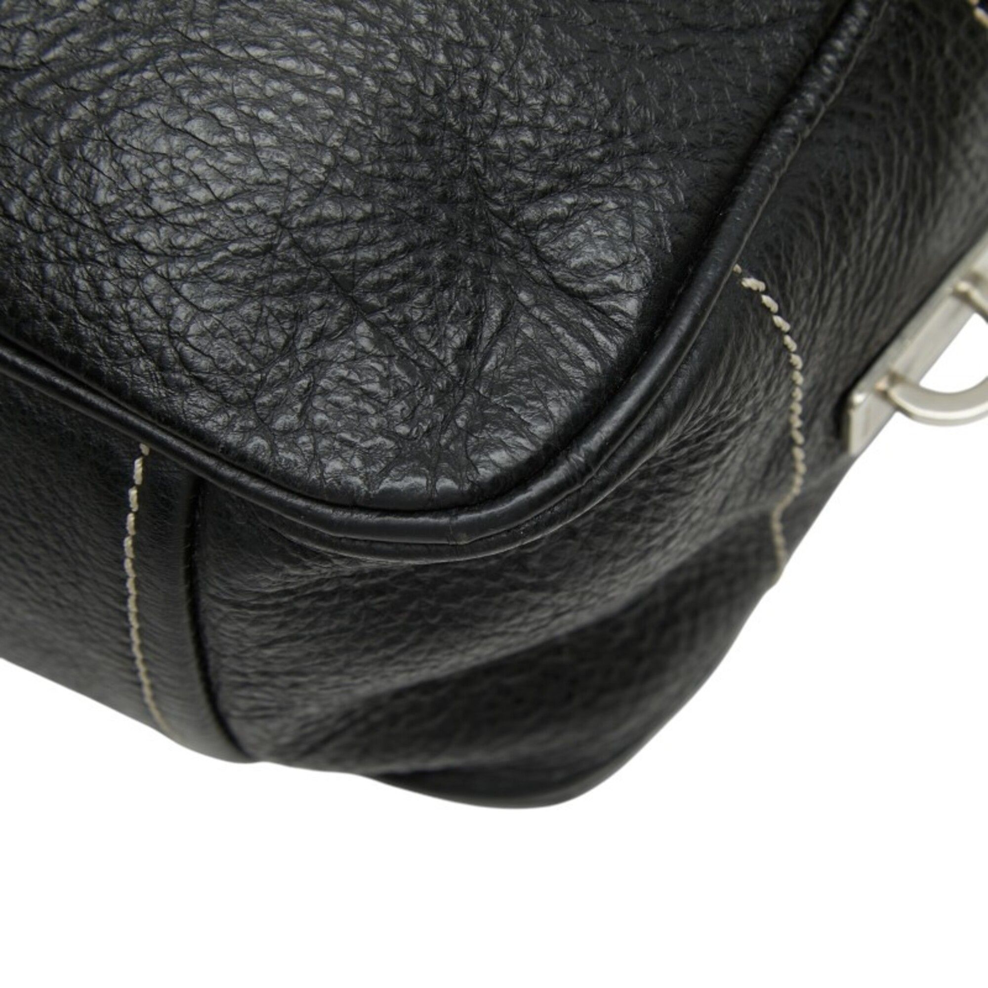 Leather Boston Bag Handbag (Pre-Owned) - Prada - Modalova