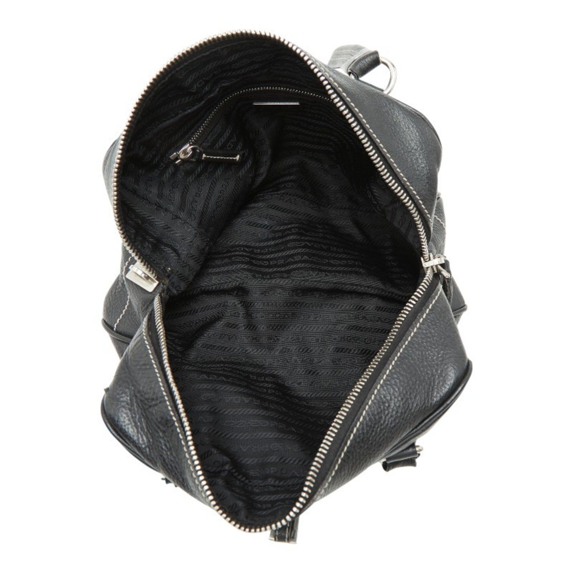 Leather Boston Bag Handbag (Pre-Owned) - Prada - Modalova