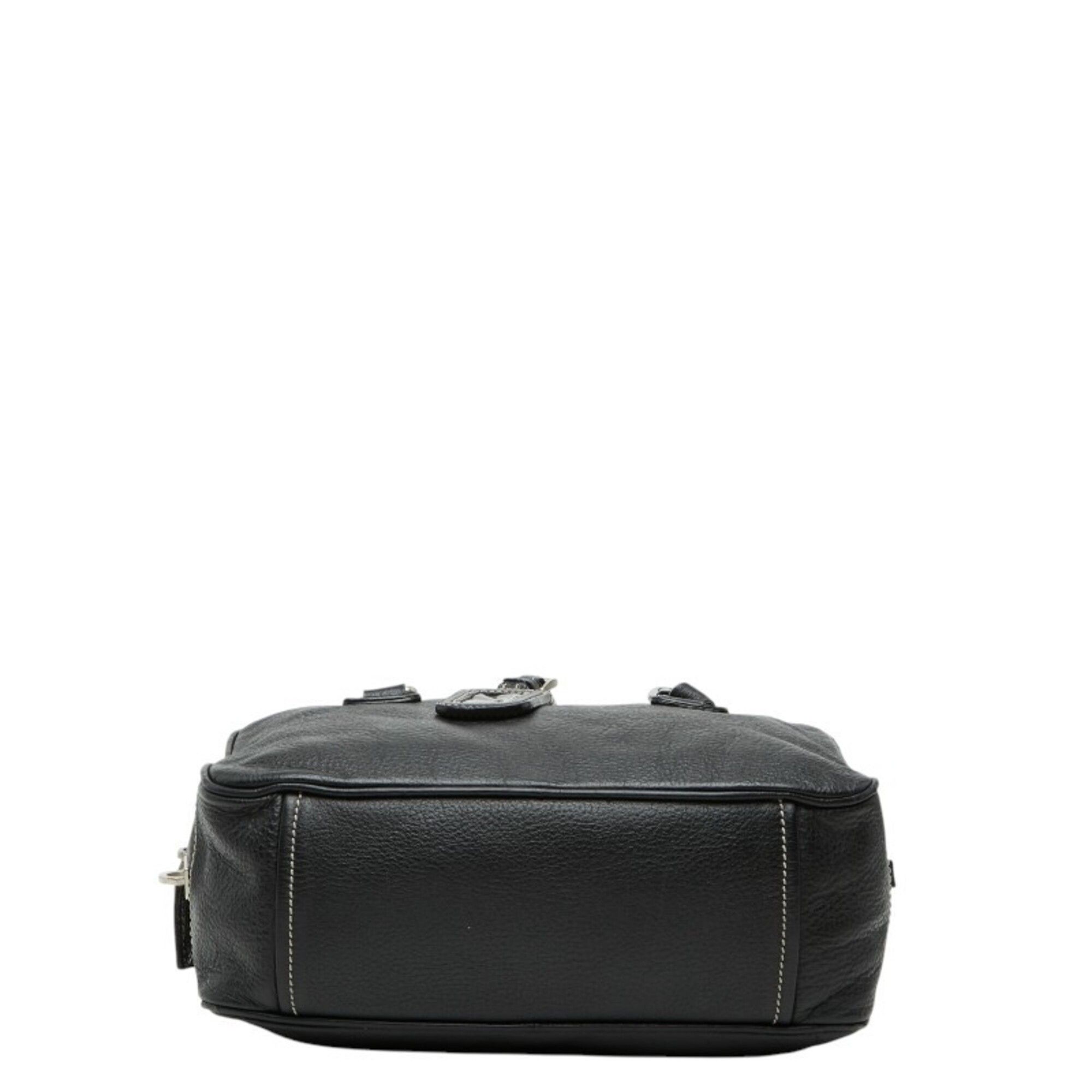 Leather Boston Bag Handbag (Pre-Owned) - Prada - Modalova