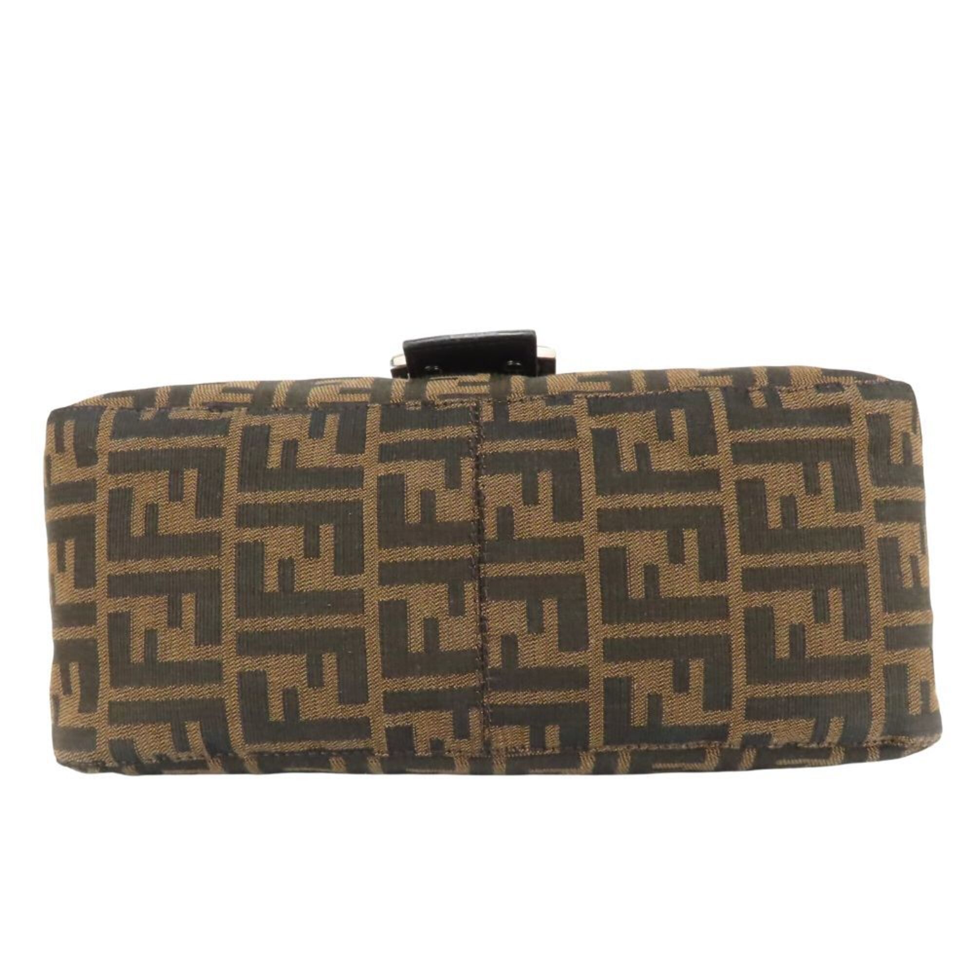 Zucca Canvas Leather Shoulder Bag (Pre-Owned) - Fendi - Modalova