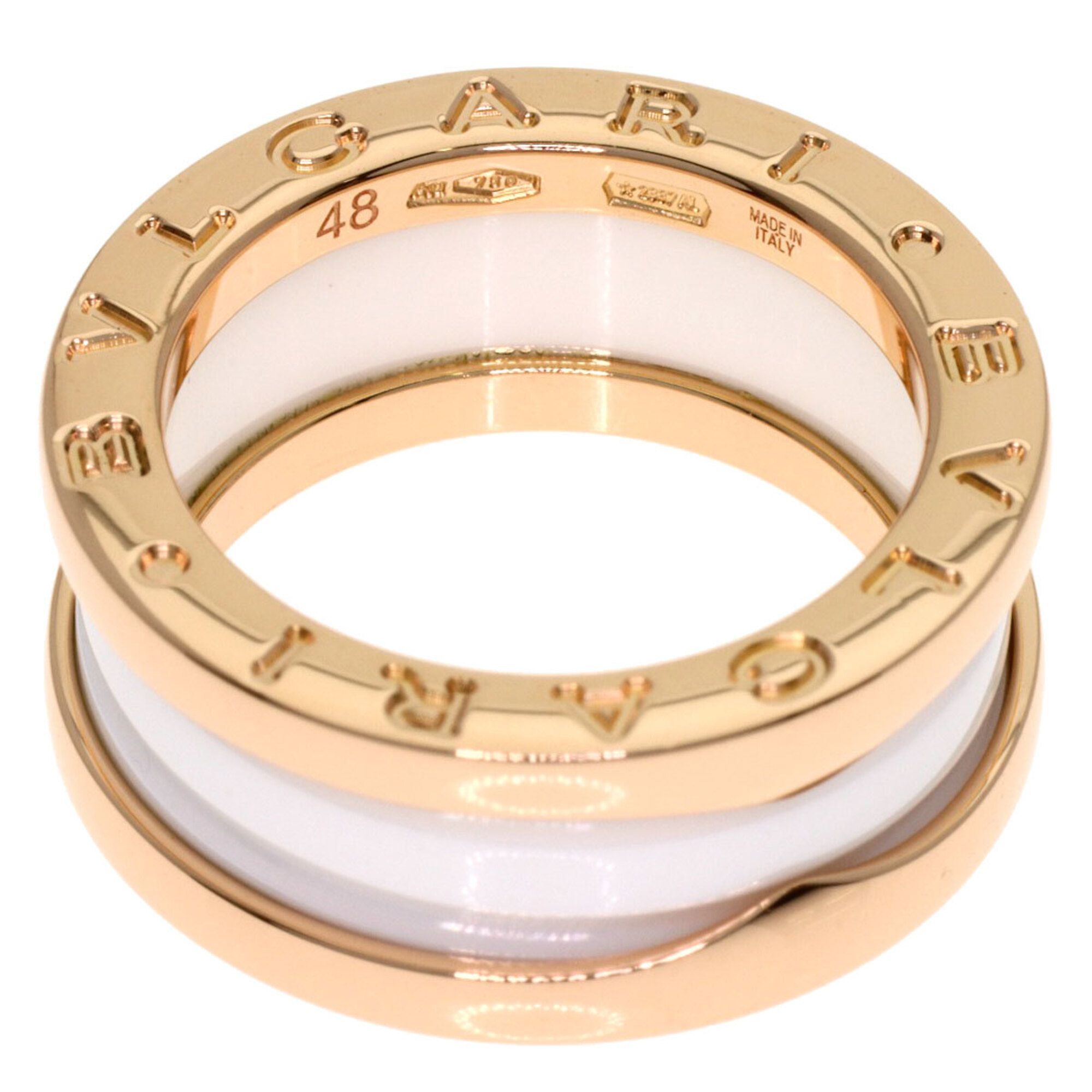 Pink Gold (18K) Band Ring (Pre-Owned) - Bvlgari - Modalova
