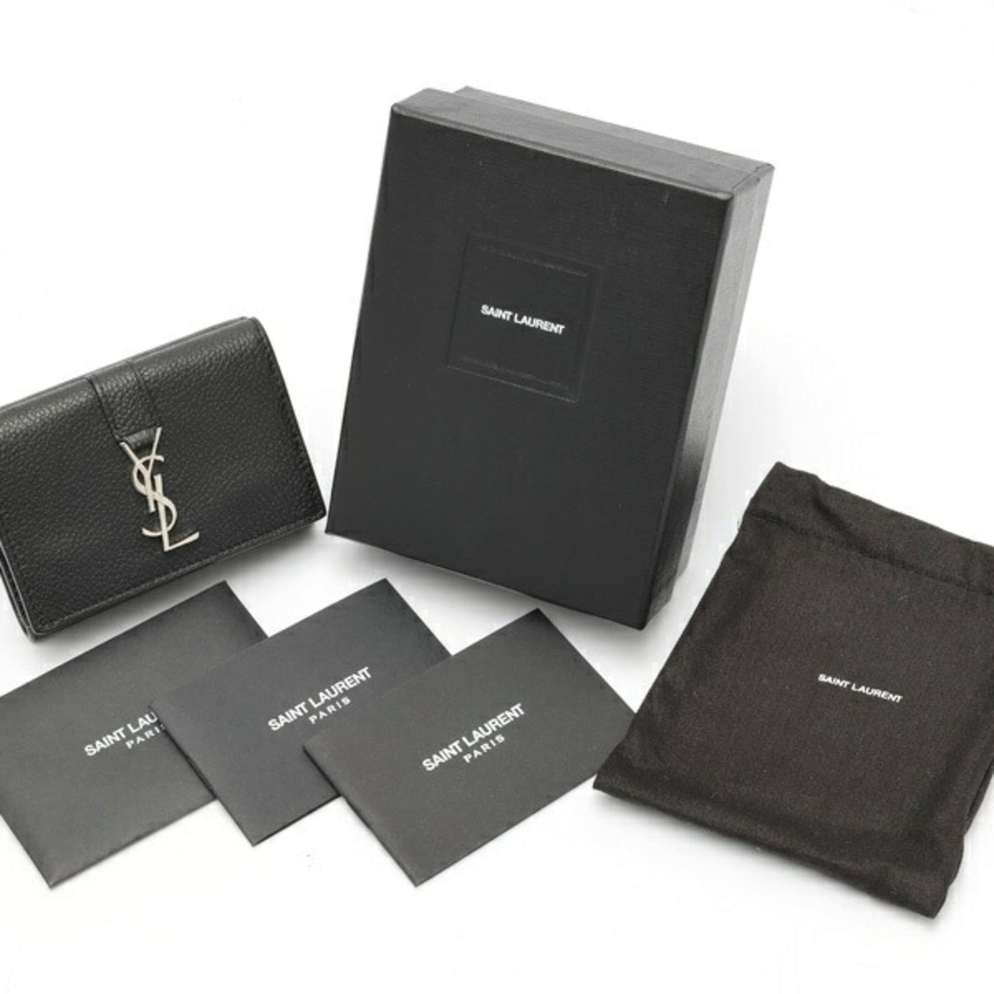 Leather Wallet (Tri-Fold) (Pre-Owned) - Saint Laurent - Modalova