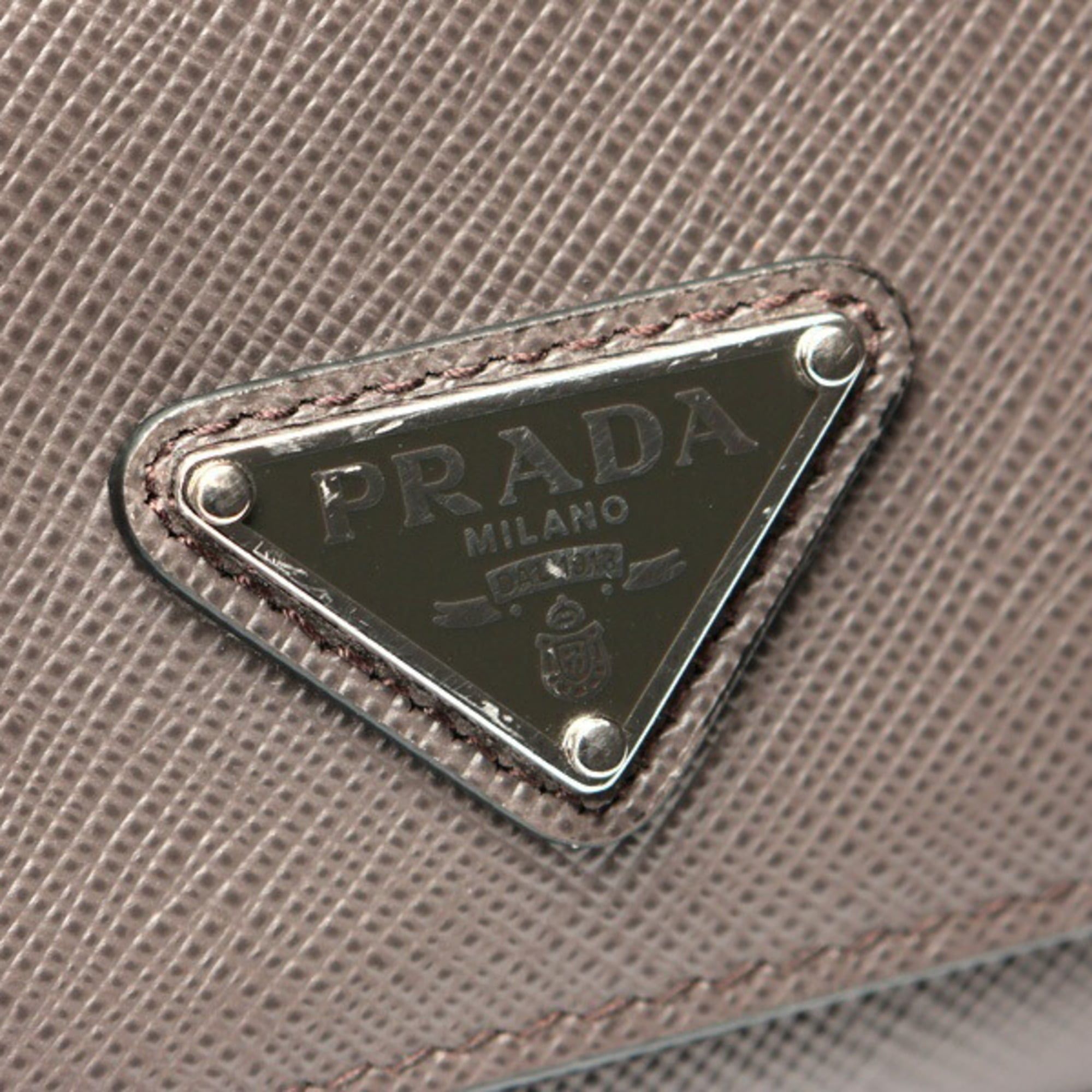 Leather Wallet (Tri-Fold) (Pre-Owned) - Prada - Modalova