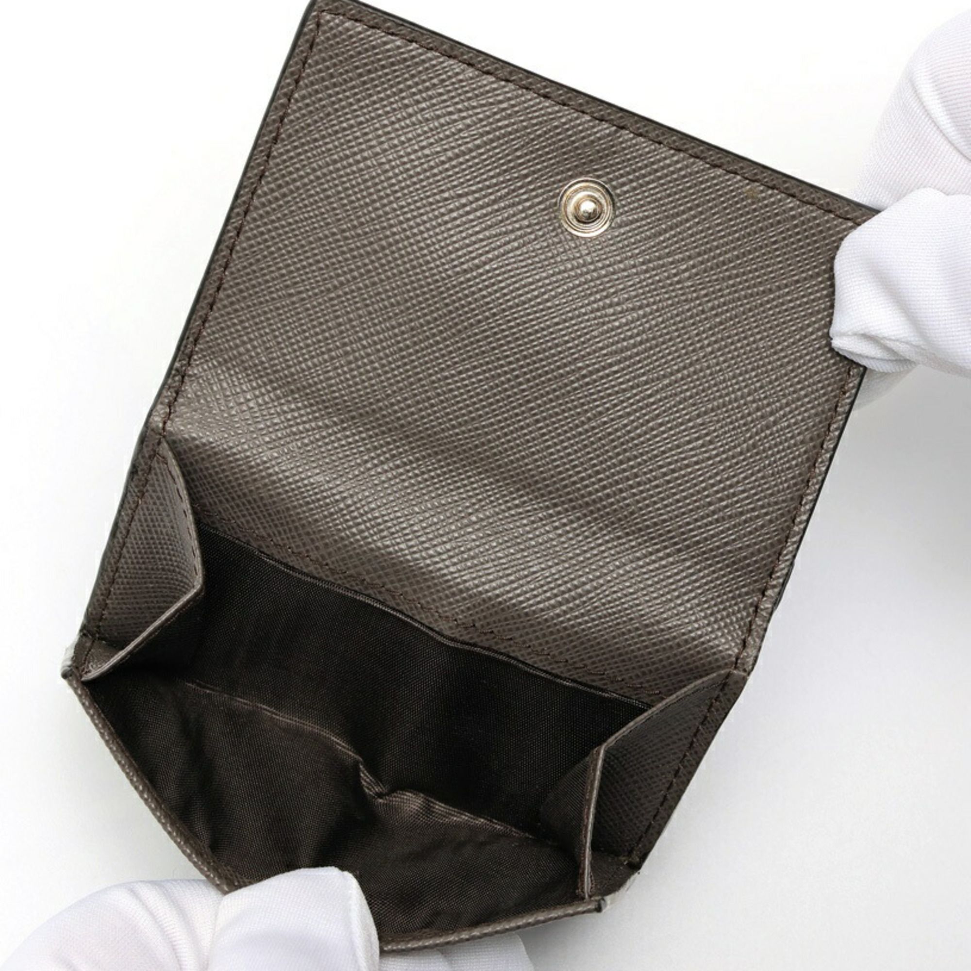 Leather Wallet (Tri-Fold) (Pre-Owned) - Prada - Modalova