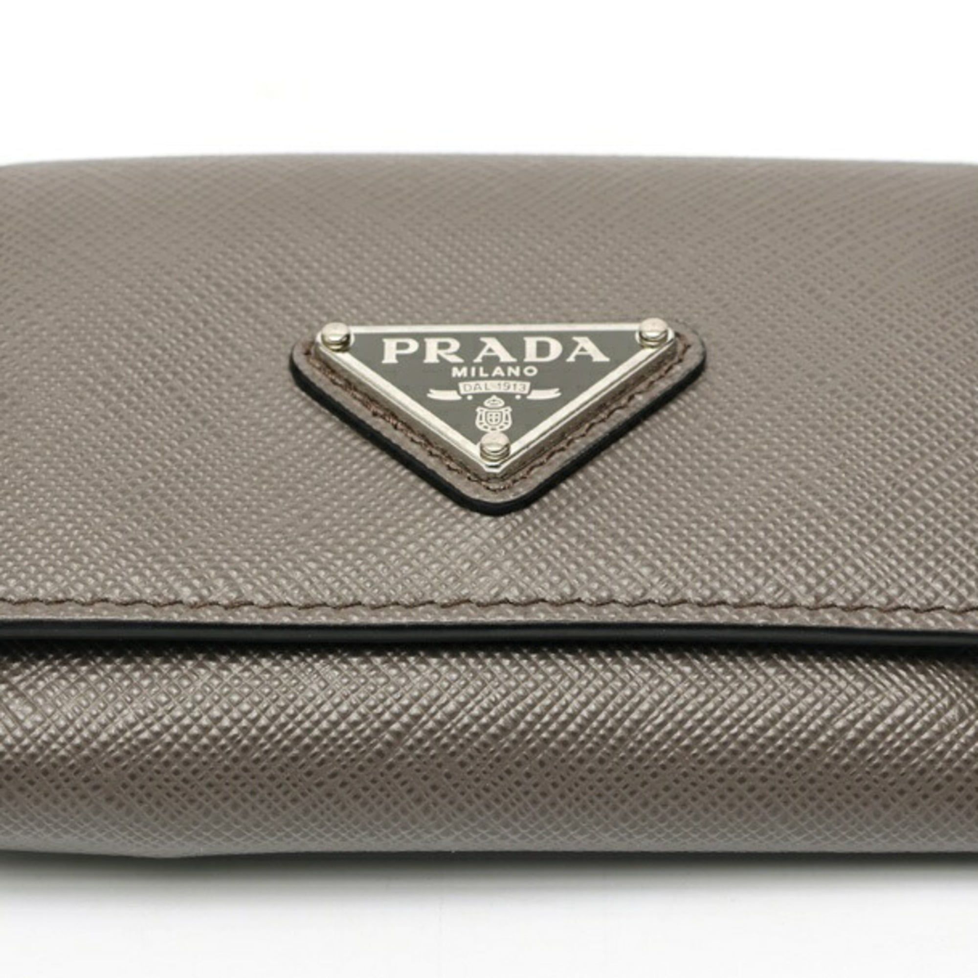 Leather Wallet (Tri-Fold) (Pre-Owned) - Prada - Modalova