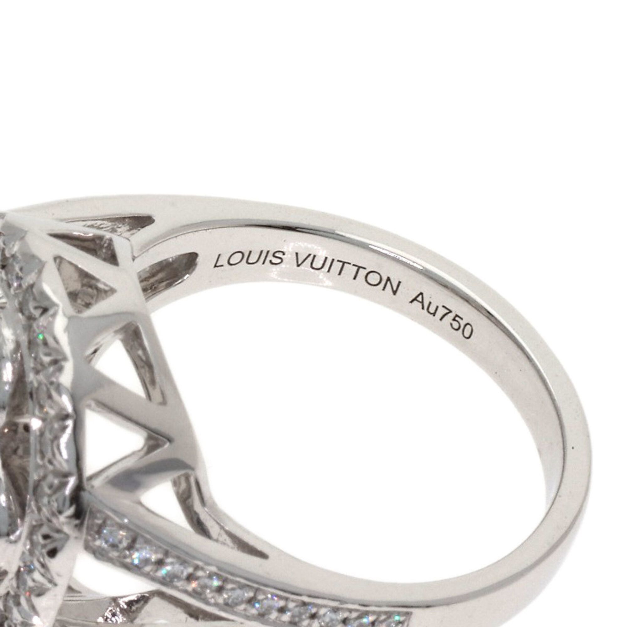 White Gold (18K) Band Ring (Pre-Owned) - Louis Vuitton - Modalova