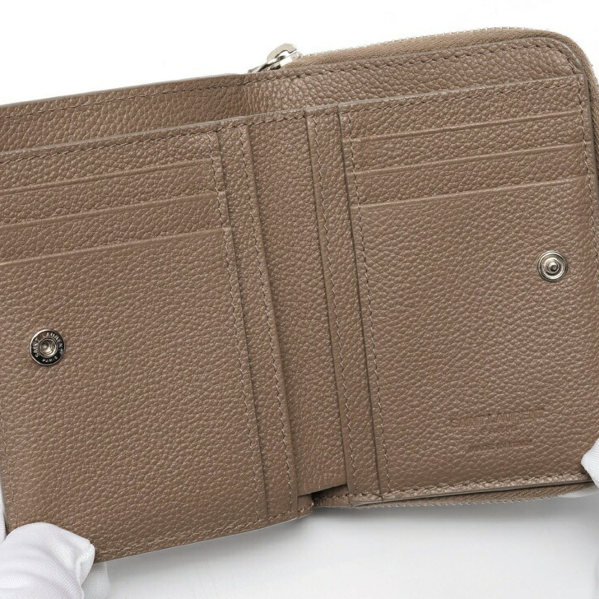 Leather Wallet (Bi-Fold) (Pre-Owned) - Saint Laurent - Modalova