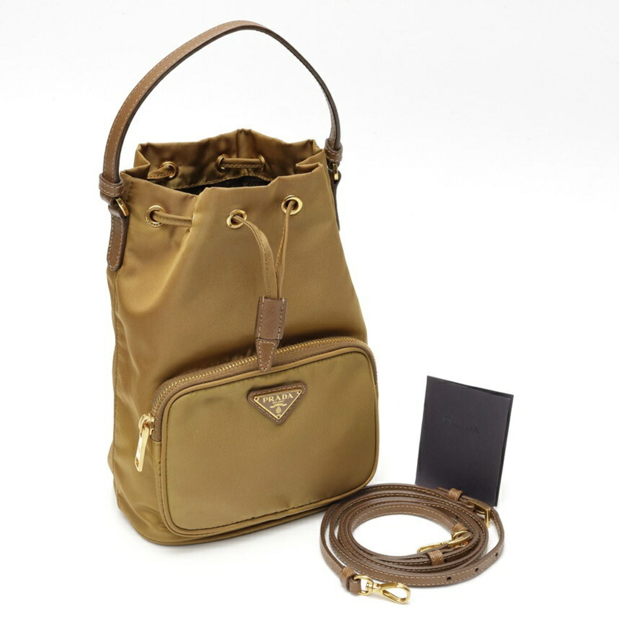 Nylon Leather Shoulder Bag (Pre-Owned) - Prada - Modalova