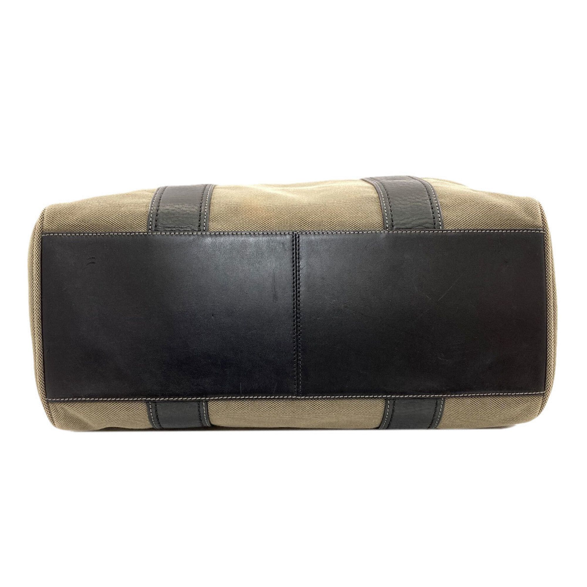 Canvas Leather Handbag (Pre-Owned) - Coach - Modalova