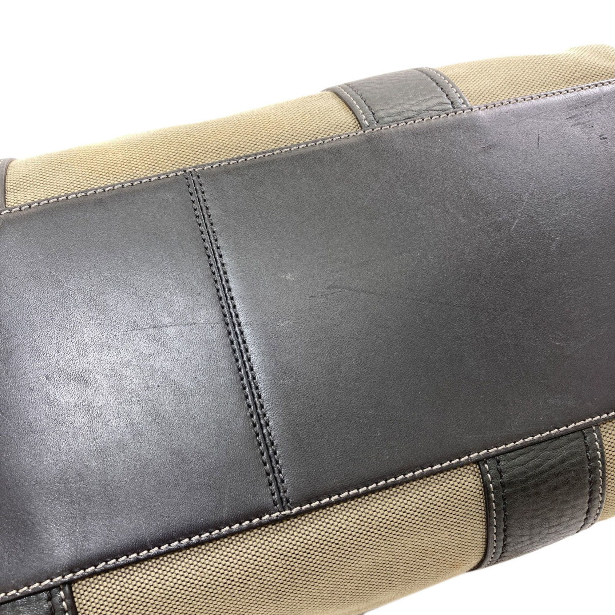 Canvas Leather Handbag (Pre-Owned) - Coach - Modalova