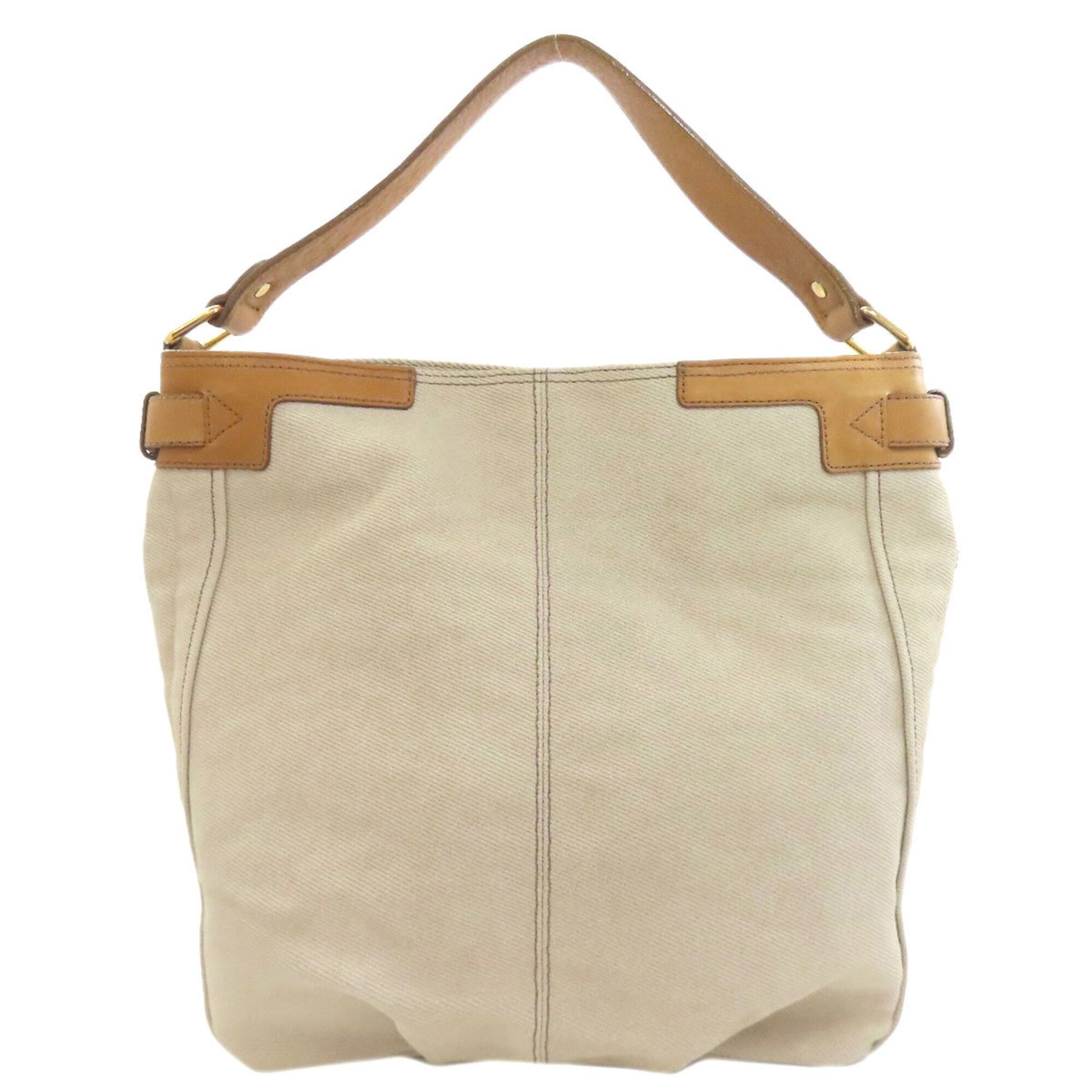 Canvas Leather Handbag (Pre-Owned) - Burberry - Modalova