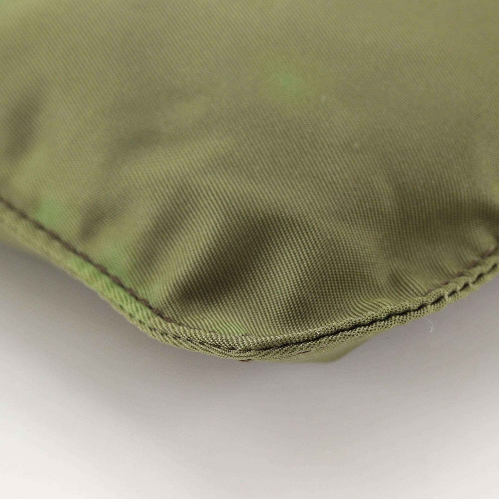 Prada Khaki Nylon Pouch (Pre-Owned) - Prada - Modalova