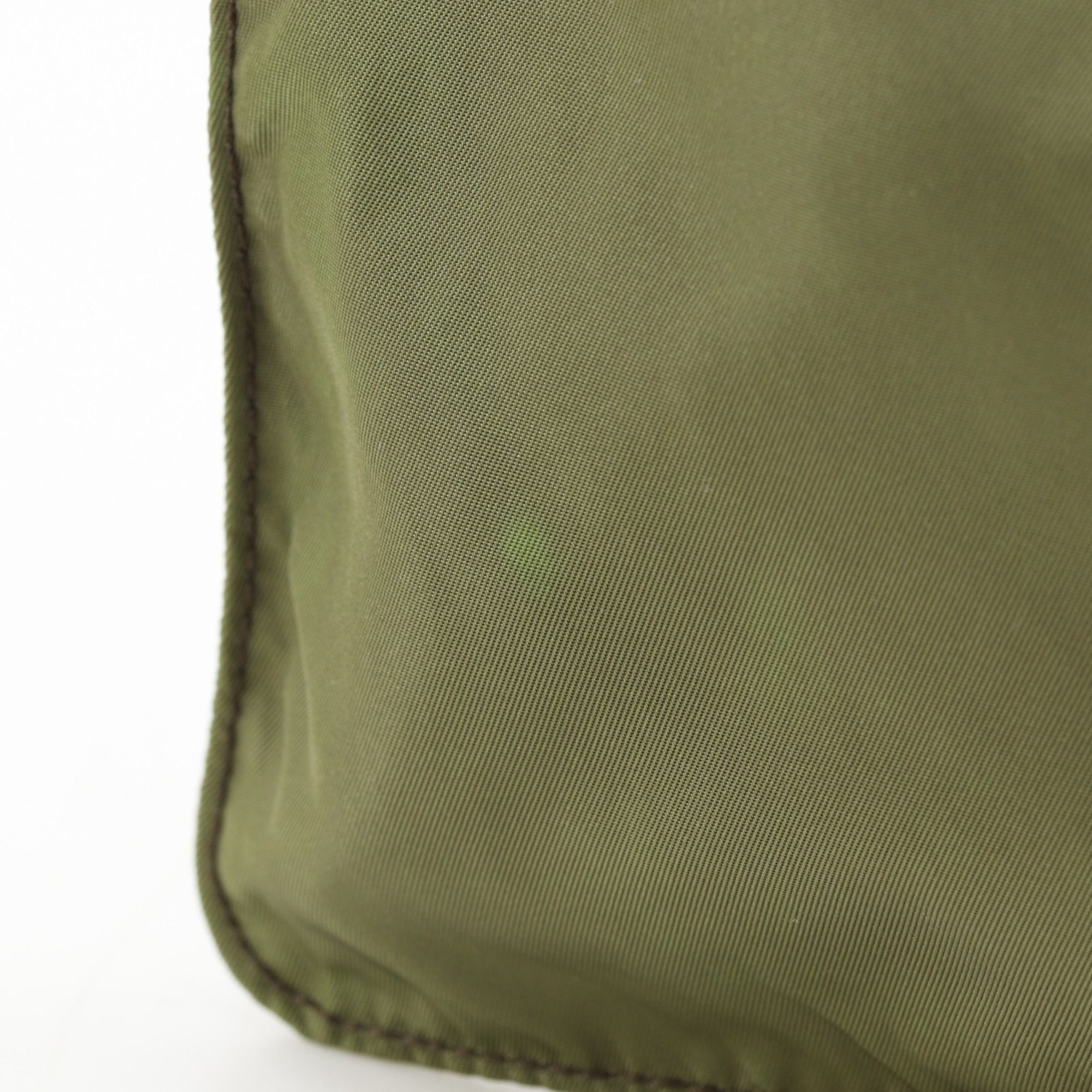 Prada Khaki Nylon Pouch (Pre-Owned) - Prada - Modalova
