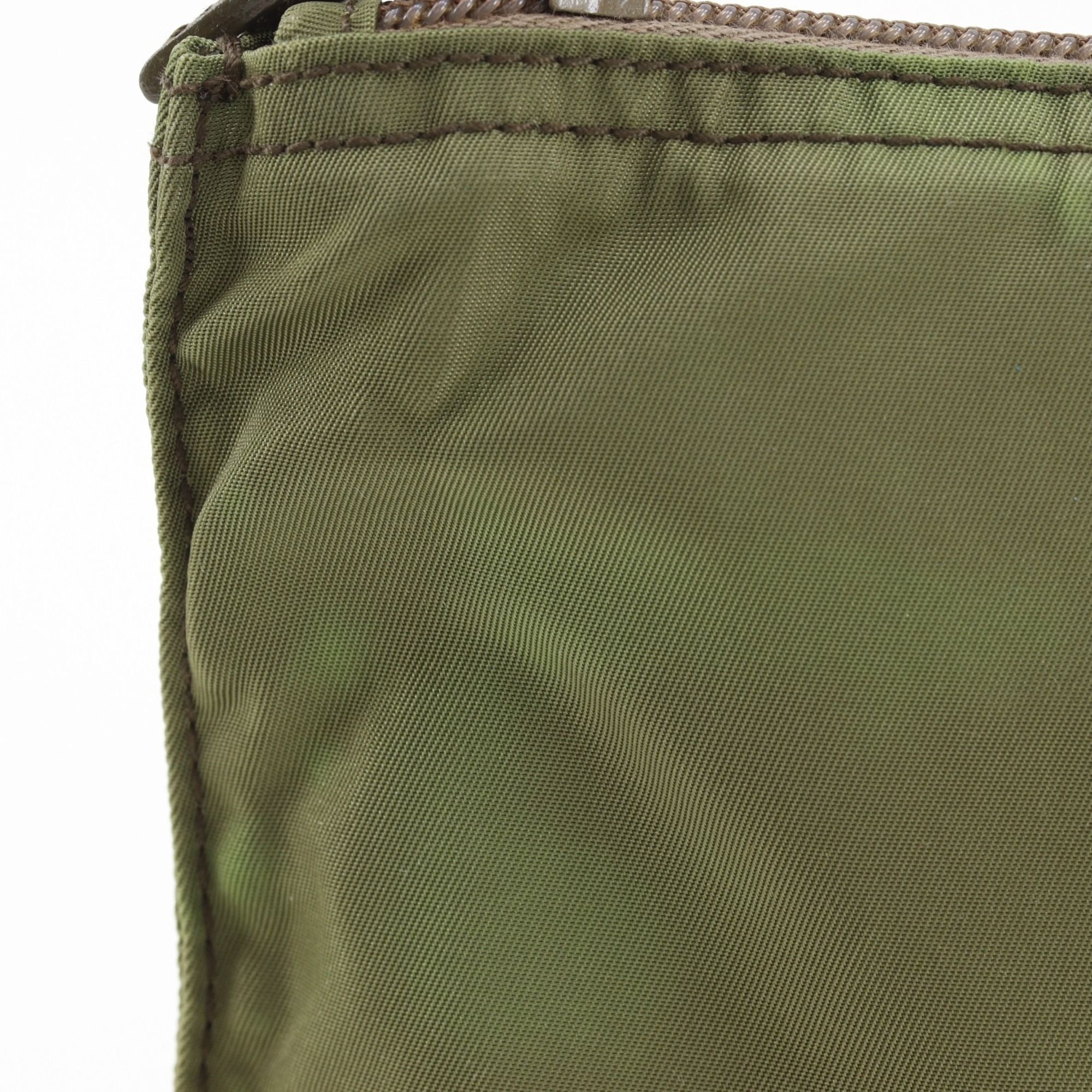 Prada Khaki Nylon Pouch (Pre-Owned) - Prada - Modalova