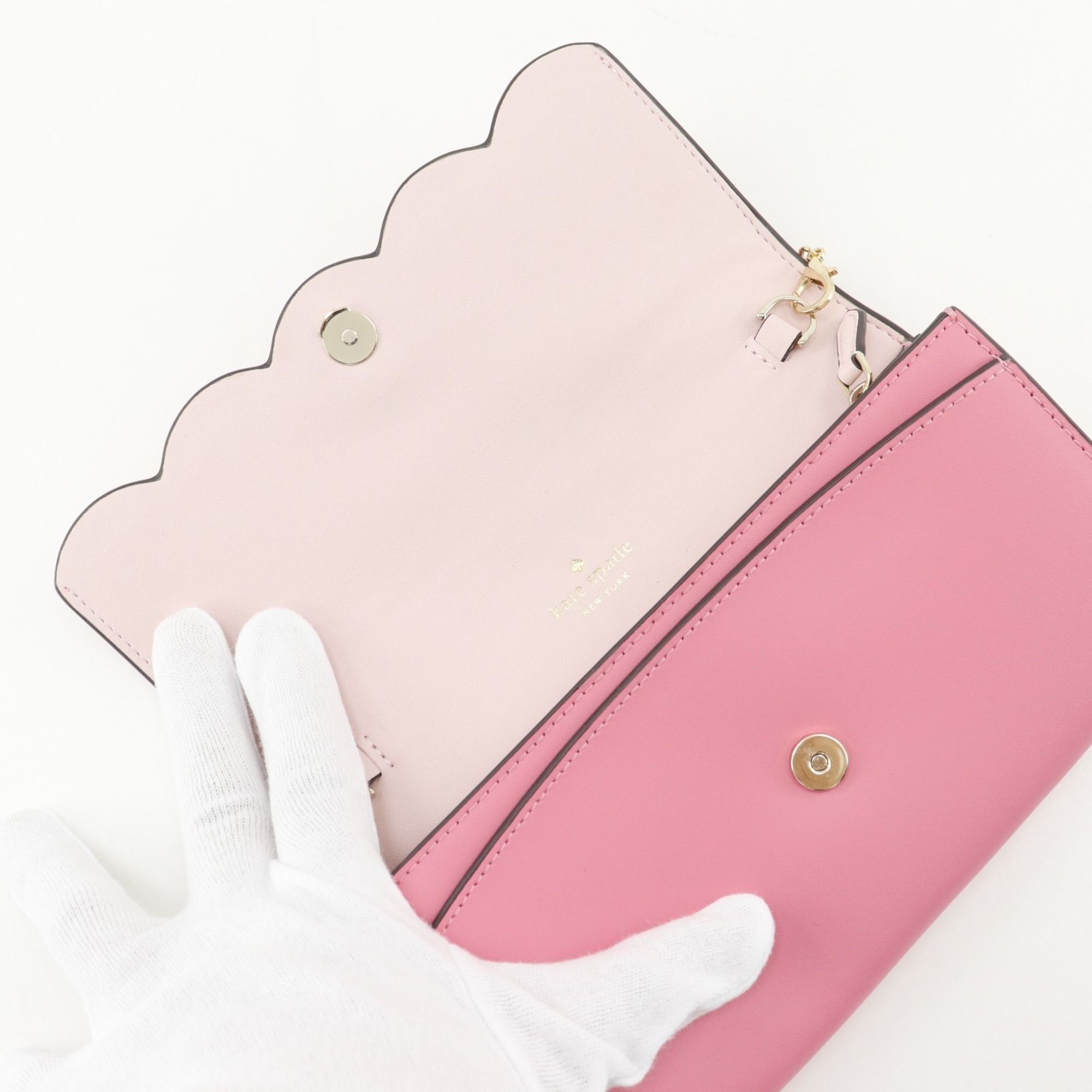 Leather Chain/Shoulder Wallet (Pre-Owned) - Kate Spade - Modalova