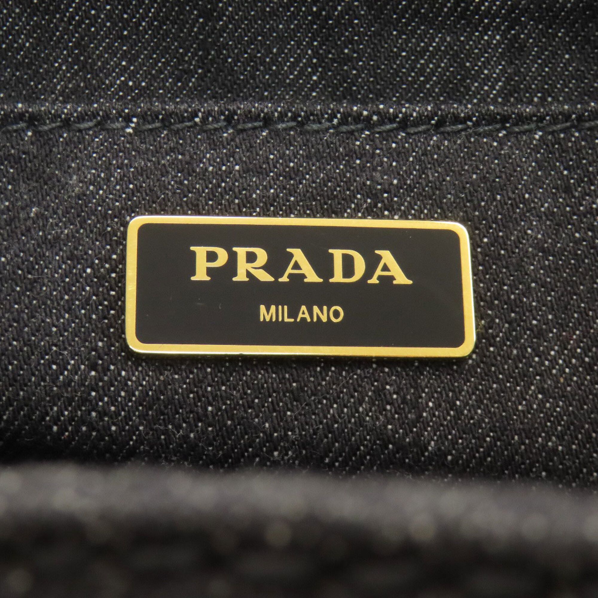 Denim Handbag (Pre-Owned) - Prada - Modalova