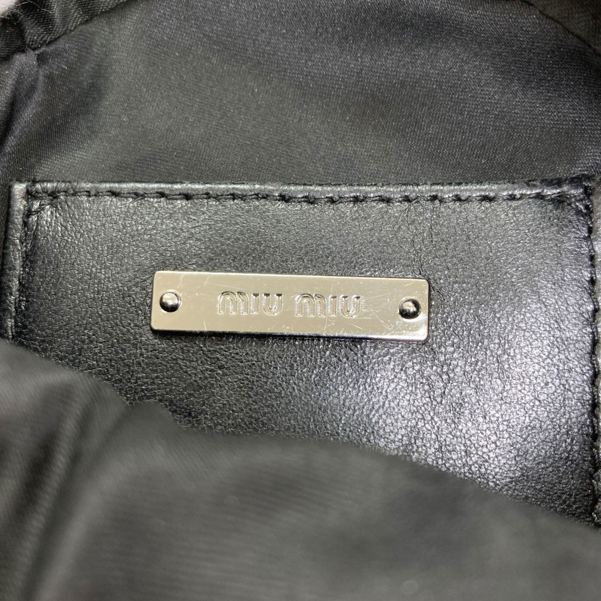 Leather Pouch Shoulder Bag (Pre-Owned) - Miu Miu - Modalova