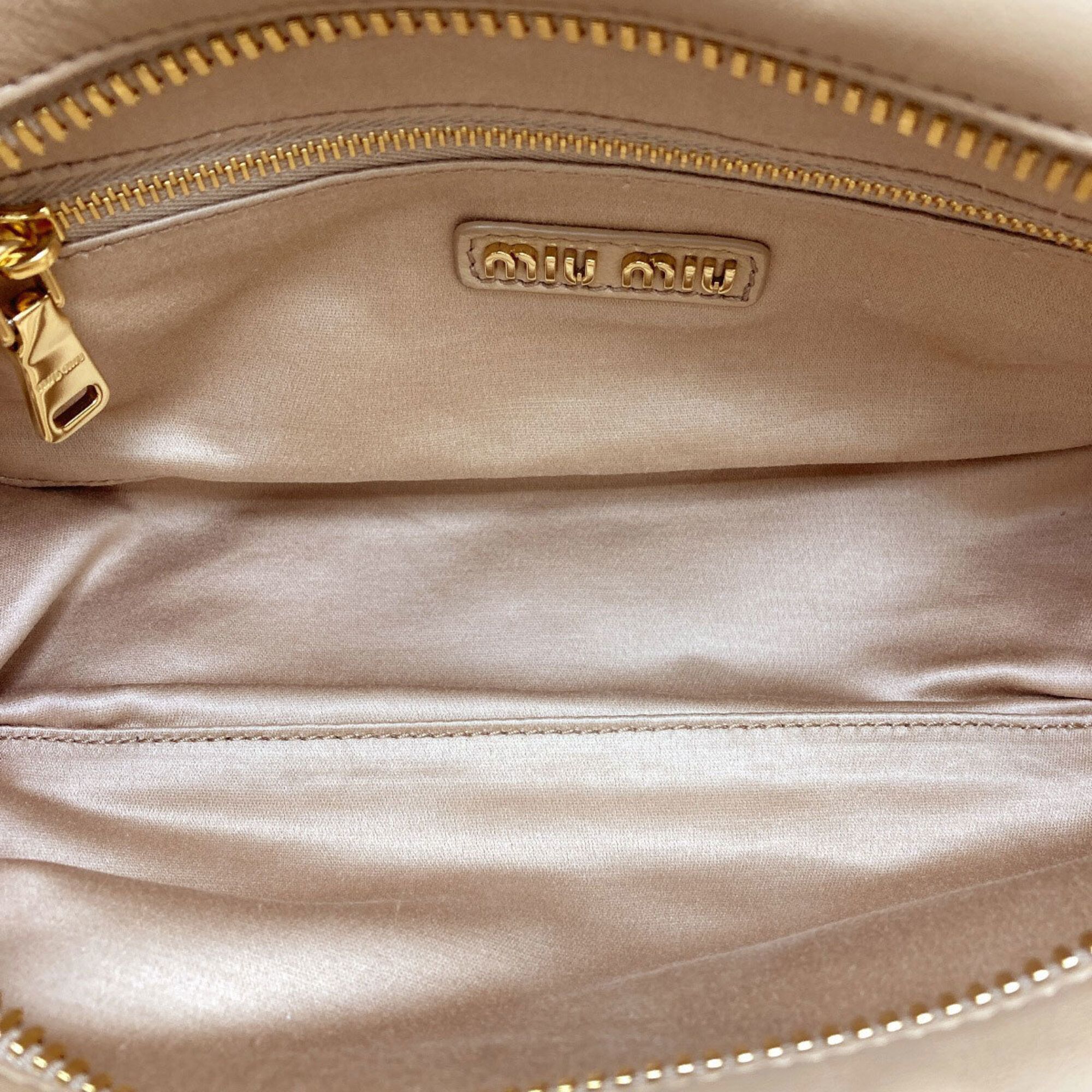 Leather Handbag (Pre-Owned) - Miu Miu - Modalova