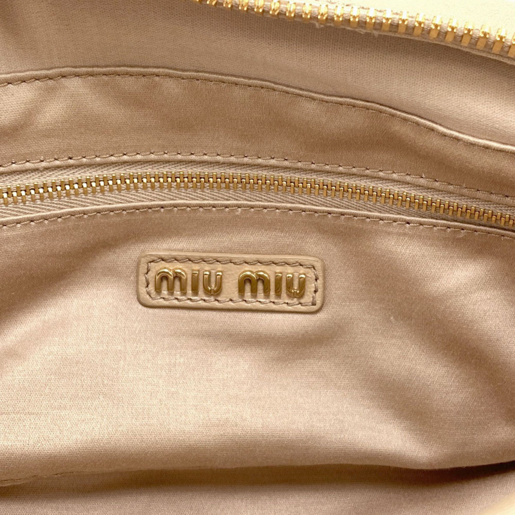 Leather Handbag (Pre-Owned) - Miu Miu - Modalova