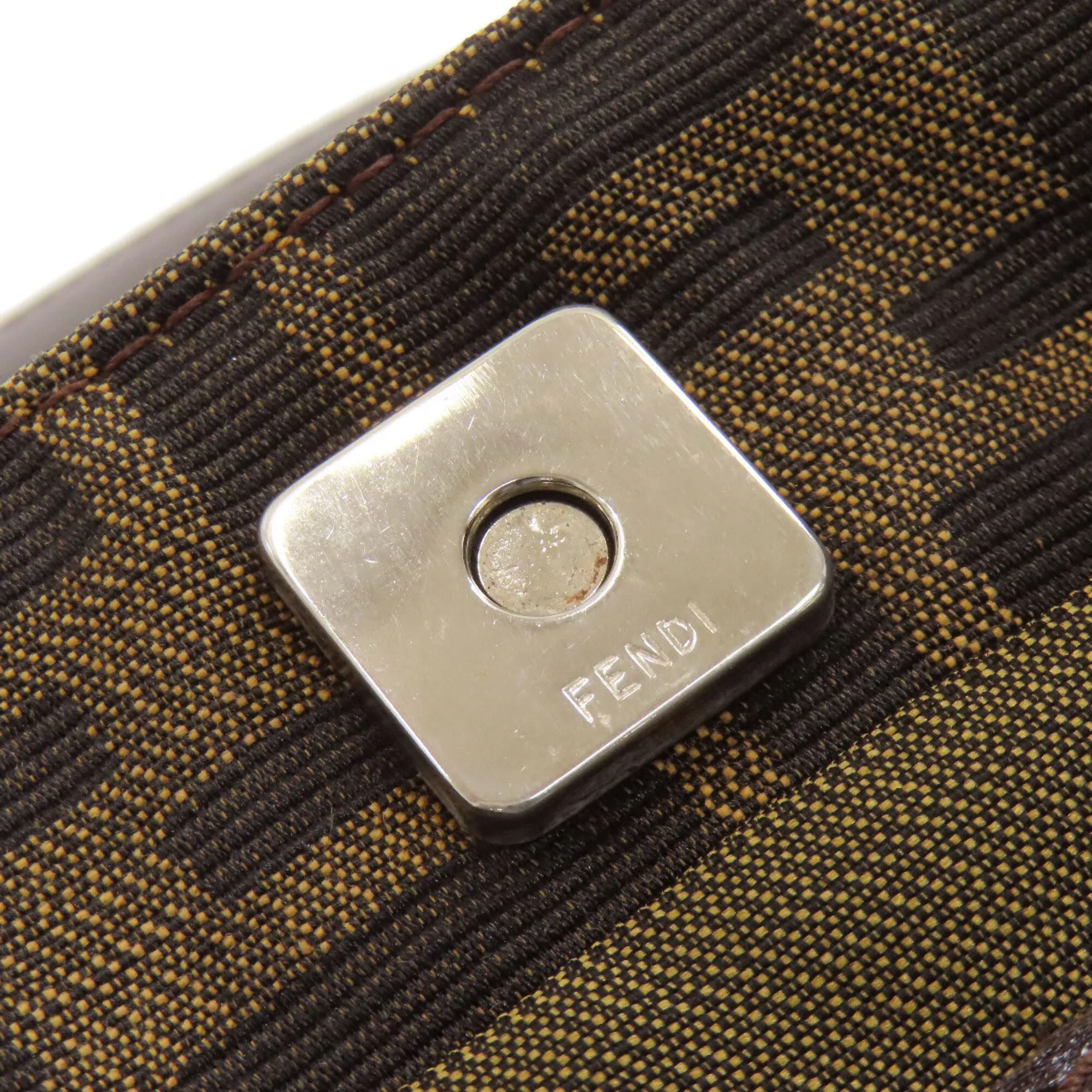 Canvas Leather Handbag (Pre-Owned) - Fendi - Modalova