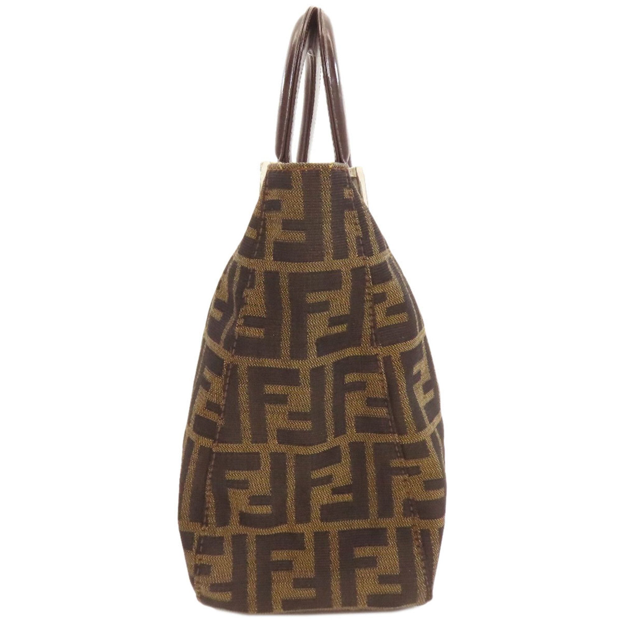 Canvas Leather Handbag (Pre-Owned) - Fendi - Modalova