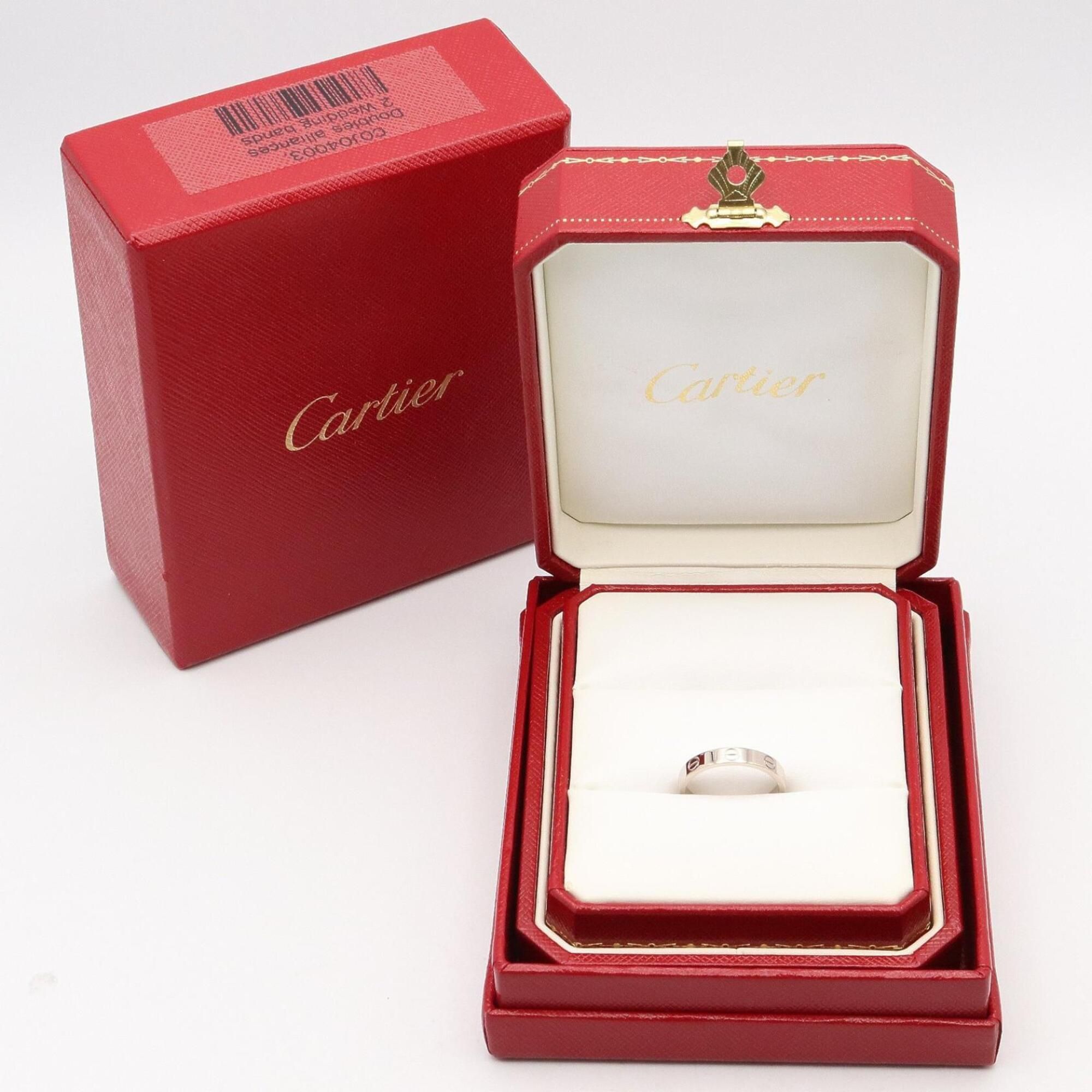 White Gold (18K) Band Ring (Pre-Owned) - Cartier - Modalova