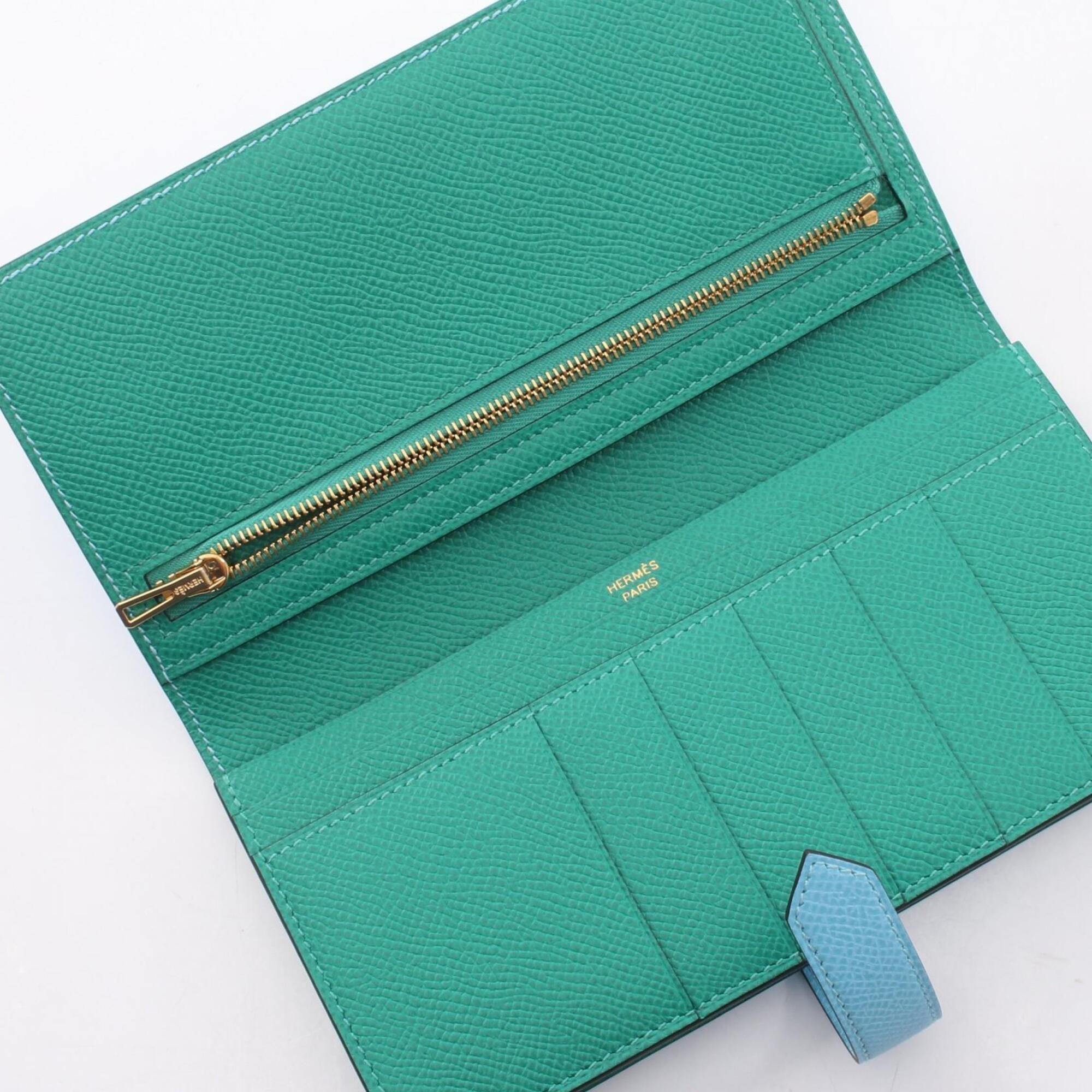 Epsom Leather Leather Long Wallet (Bi-Fold) (Pre-Owned) - Hermes - Modalova