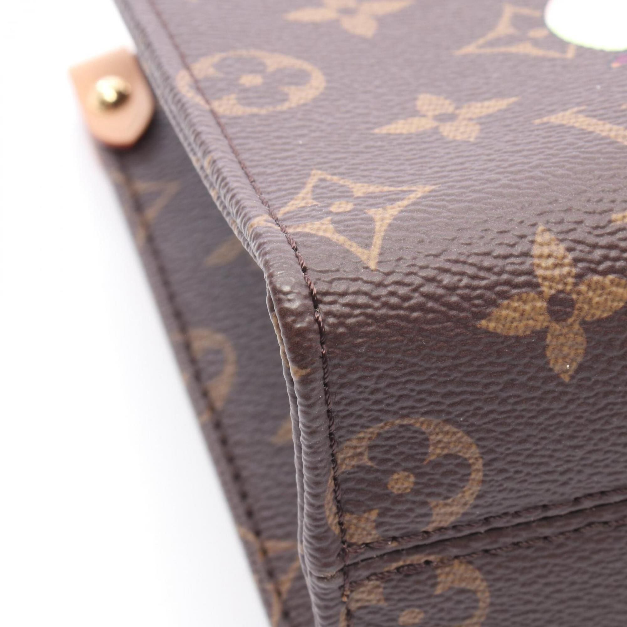 Monogram Pvc Coated Canvas Leather Handbag (Pre-Owned) - Louis Vuitton - Modalova