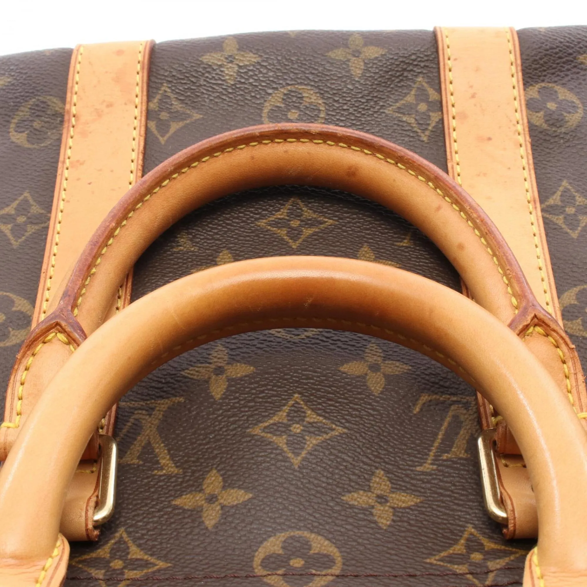 Pvc Coated Canvas Leather Boston Bag (Pre-Owned) - Louis Vuitton - Modalova