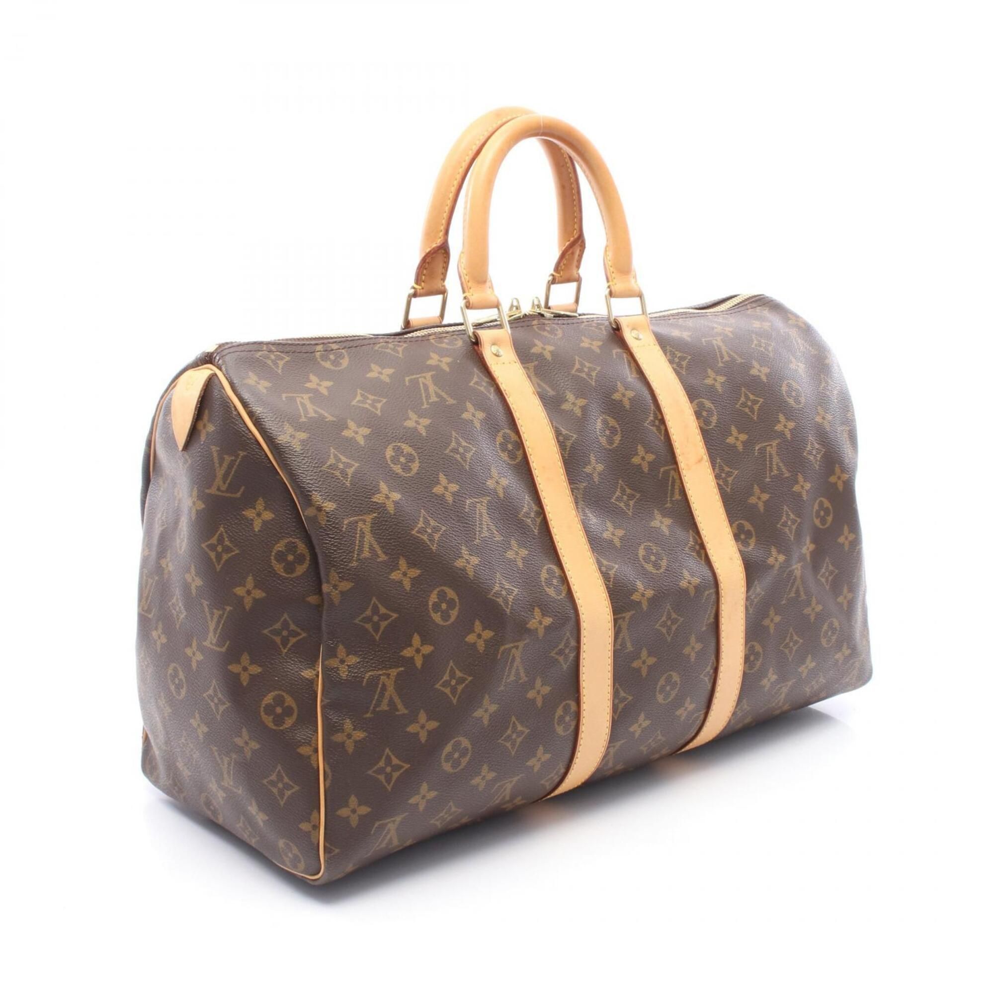 Pvc Coated Canvas Leather Boston Bag (Pre-Owned) - Louis Vuitton - Modalova