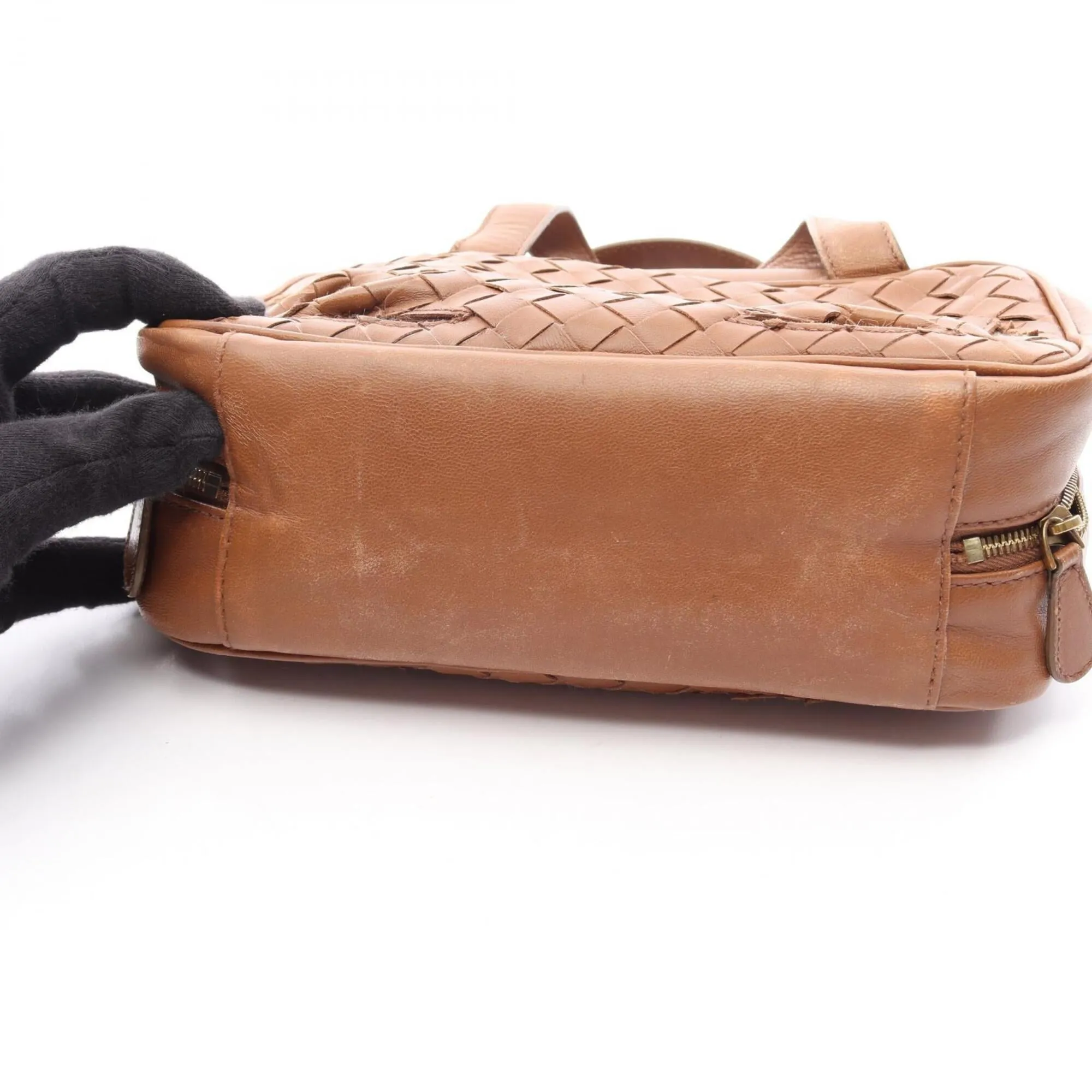 Leather Handbag (Pre-Owned) - Bottega Veneta - Modalova