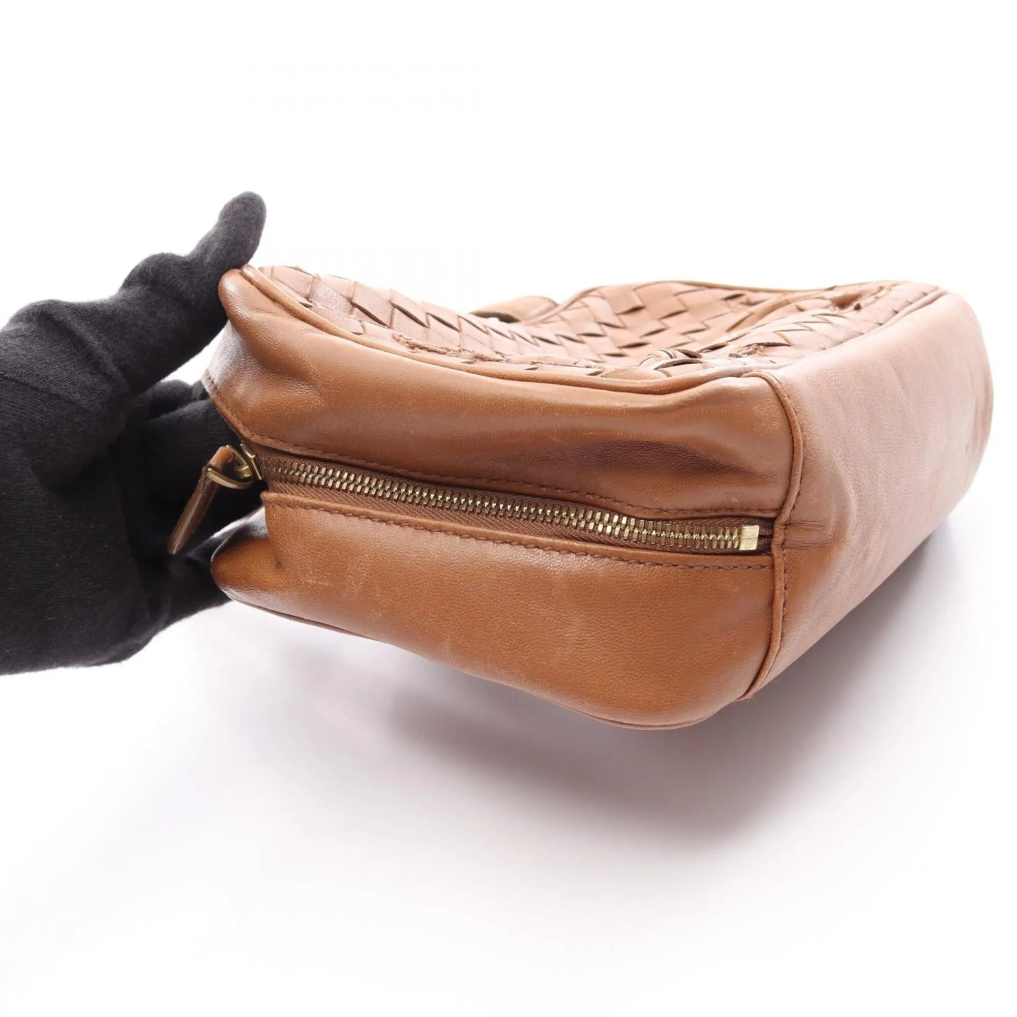 Leather Handbag (Pre-Owned) - Bottega Veneta - Modalova