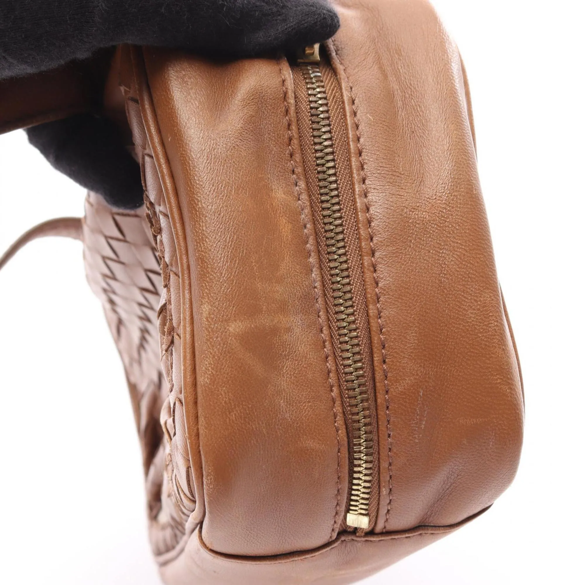 Leather Handbag (Pre-Owned) - Bottega Veneta - Modalova