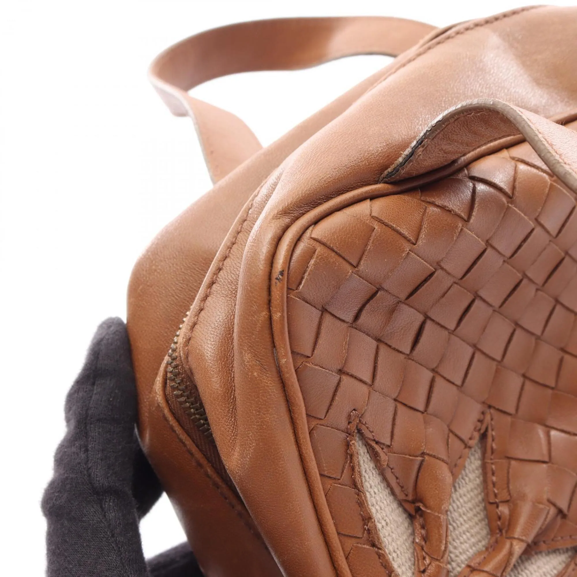 Leather Handbag (Pre-Owned) - Bottega Veneta - Modalova