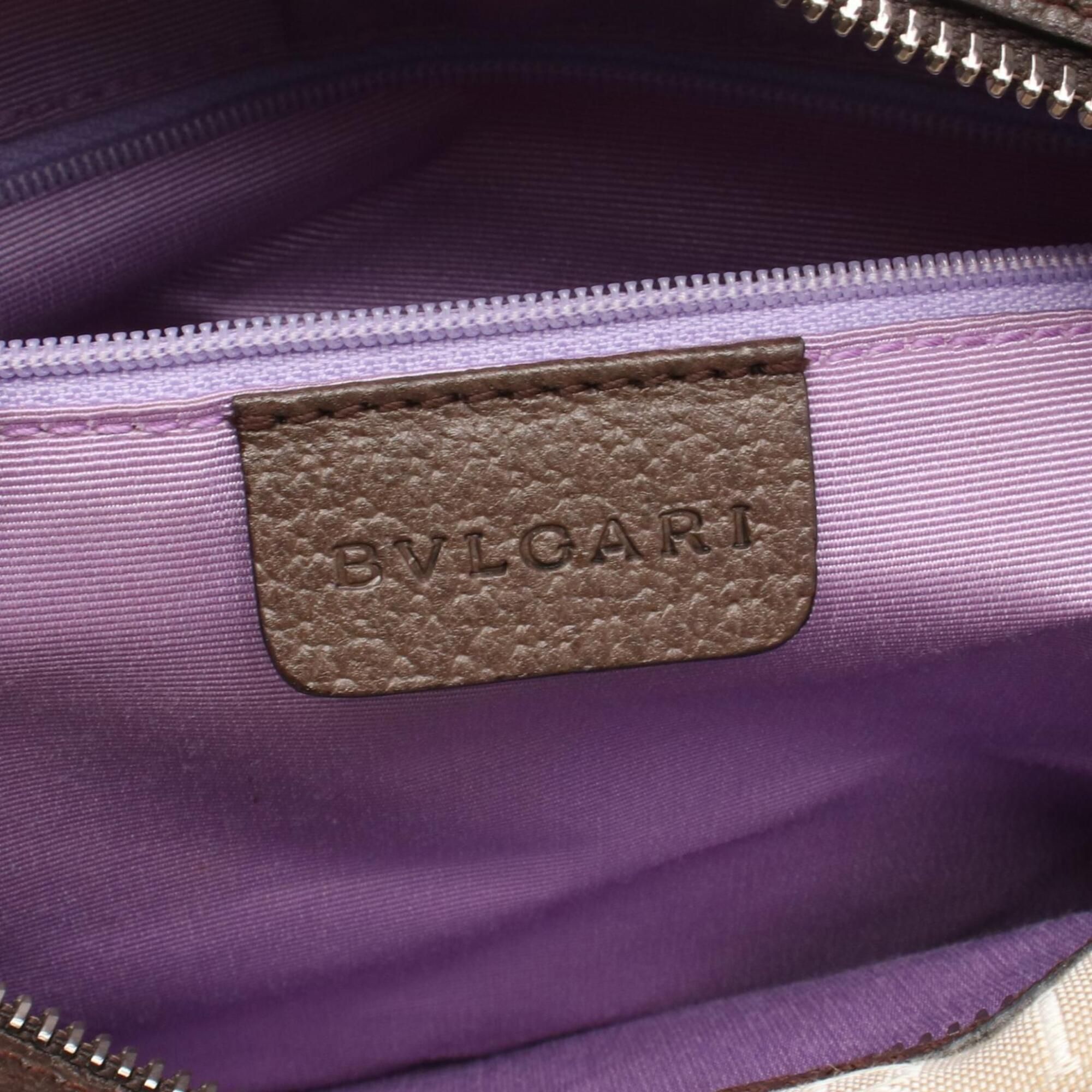 Canvas Leather Handbag (Pre-Owned) - Bvlgari - Modalova