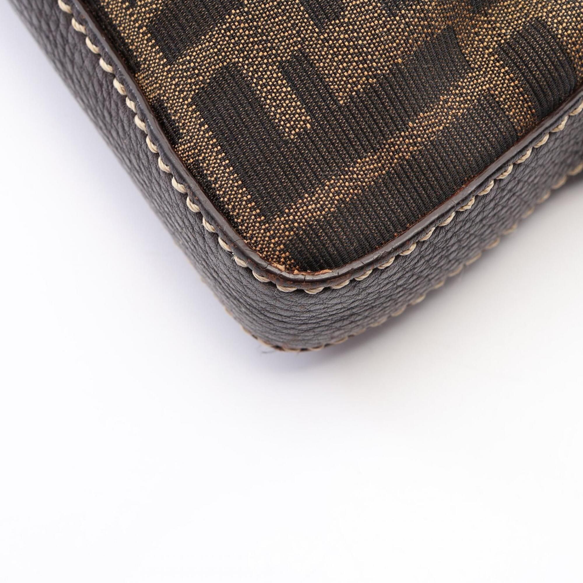 Canvas Leather Handbag Shoulder Bag (Pre-Owned) - Fendi - Modalova