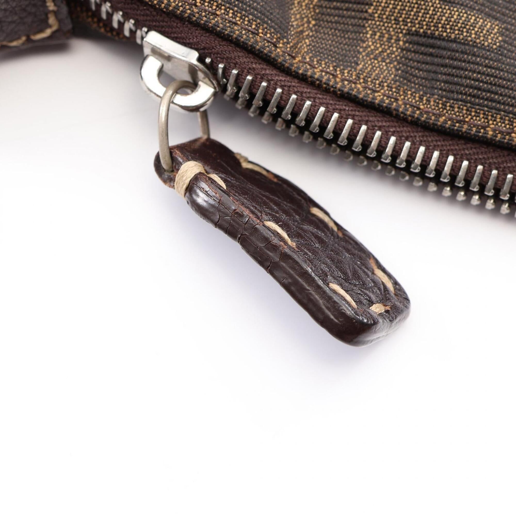 Canvas Leather Handbag Shoulder Bag (Pre-Owned) - Fendi - Modalova
