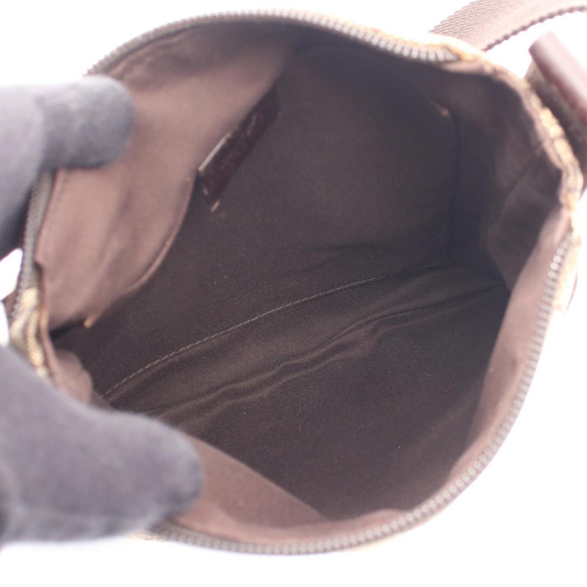 Canvas Leather Handbag Shoulder Bag (Pre-Owned) - Gucci - Modalova