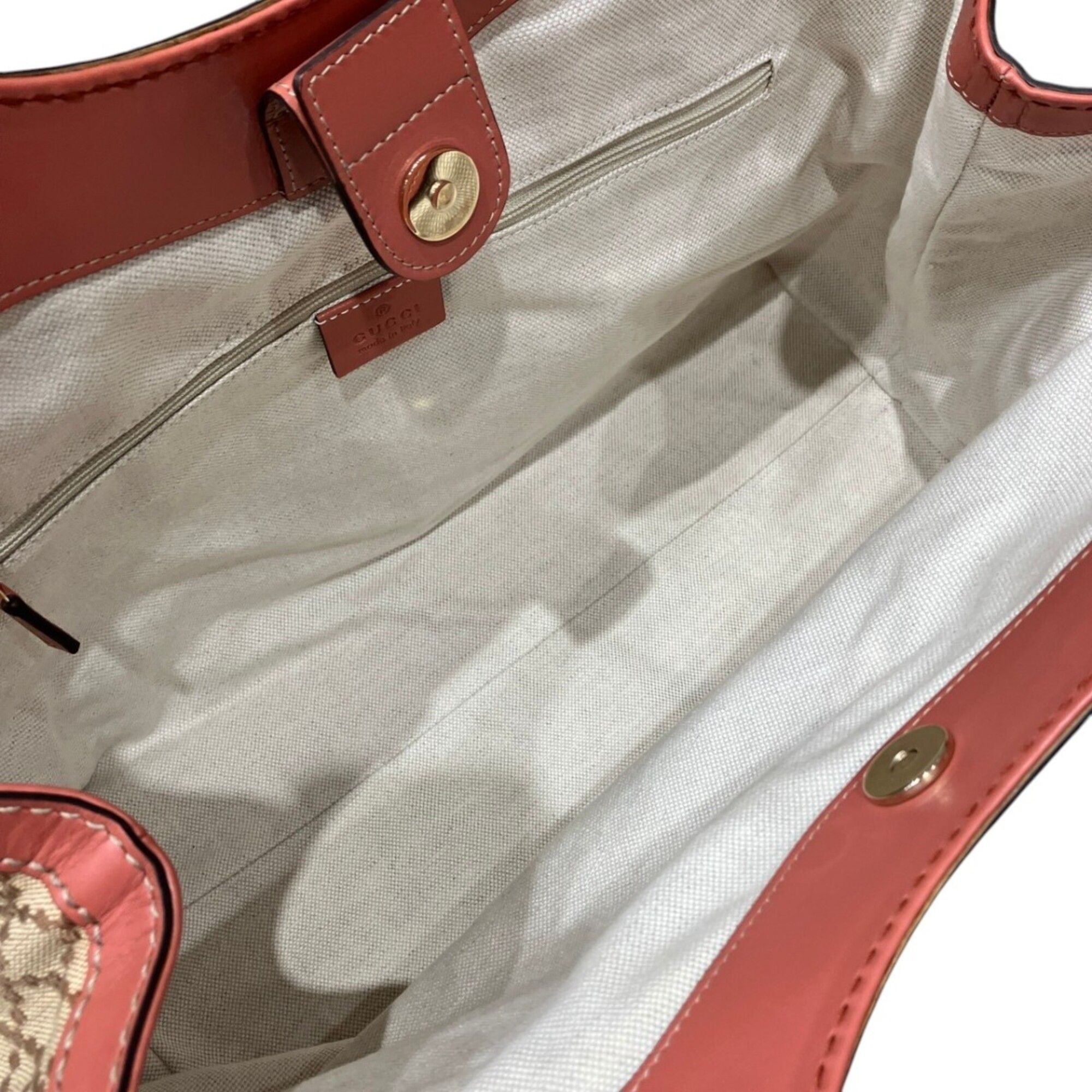 Cotton Leather Handbag (Pre-Owned) - Gucci - Modalova