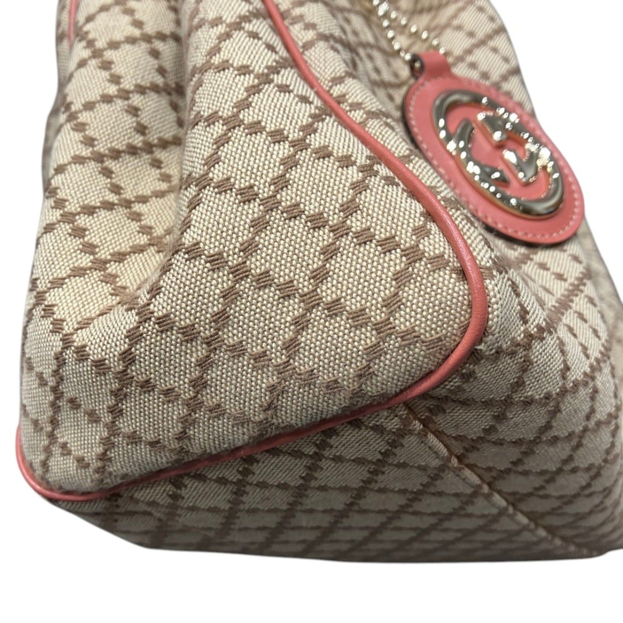 Cotton Leather Handbag (Pre-Owned) - Gucci - Modalova