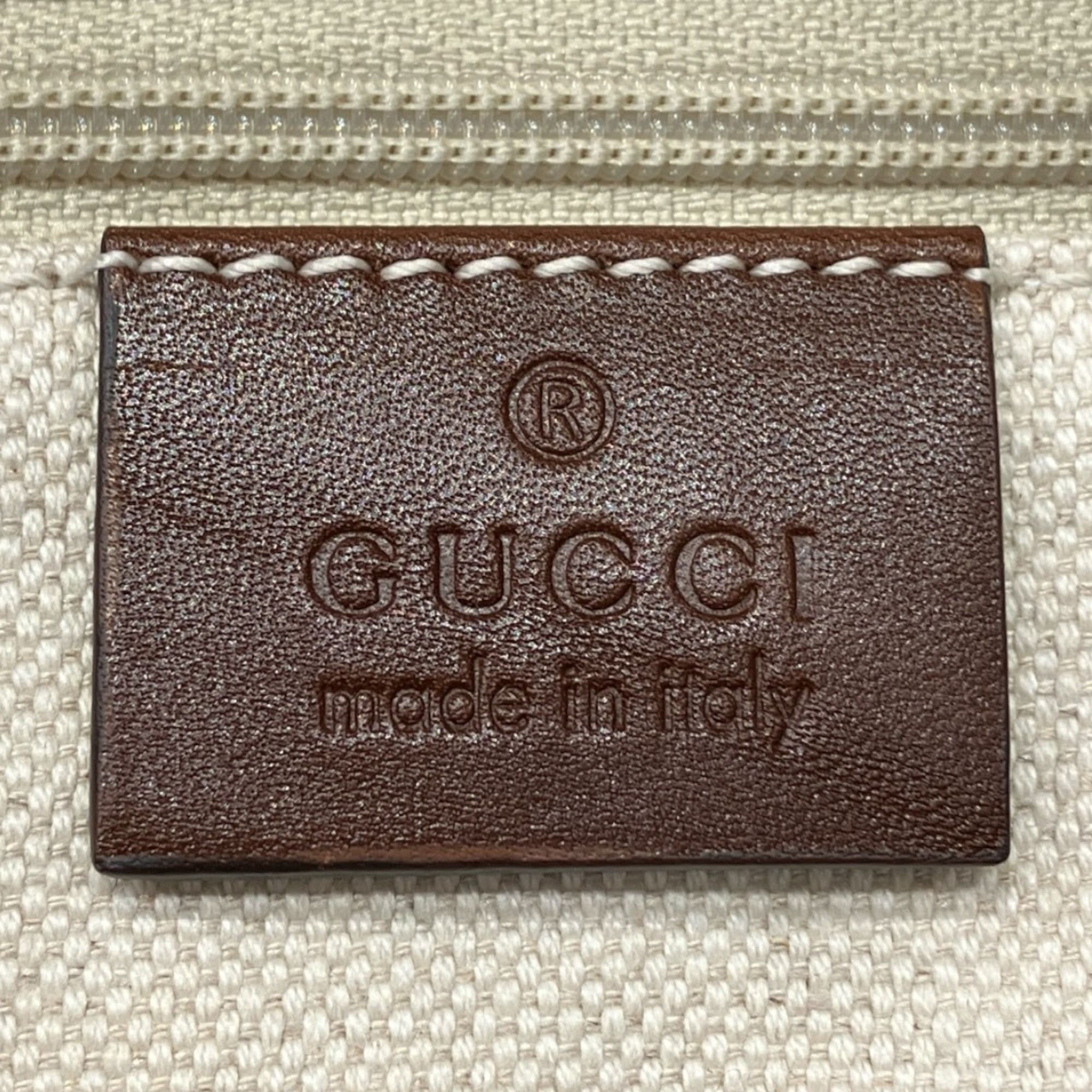 Canvas Leather Handbag (Pre-Owned) - Gucci - Modalova