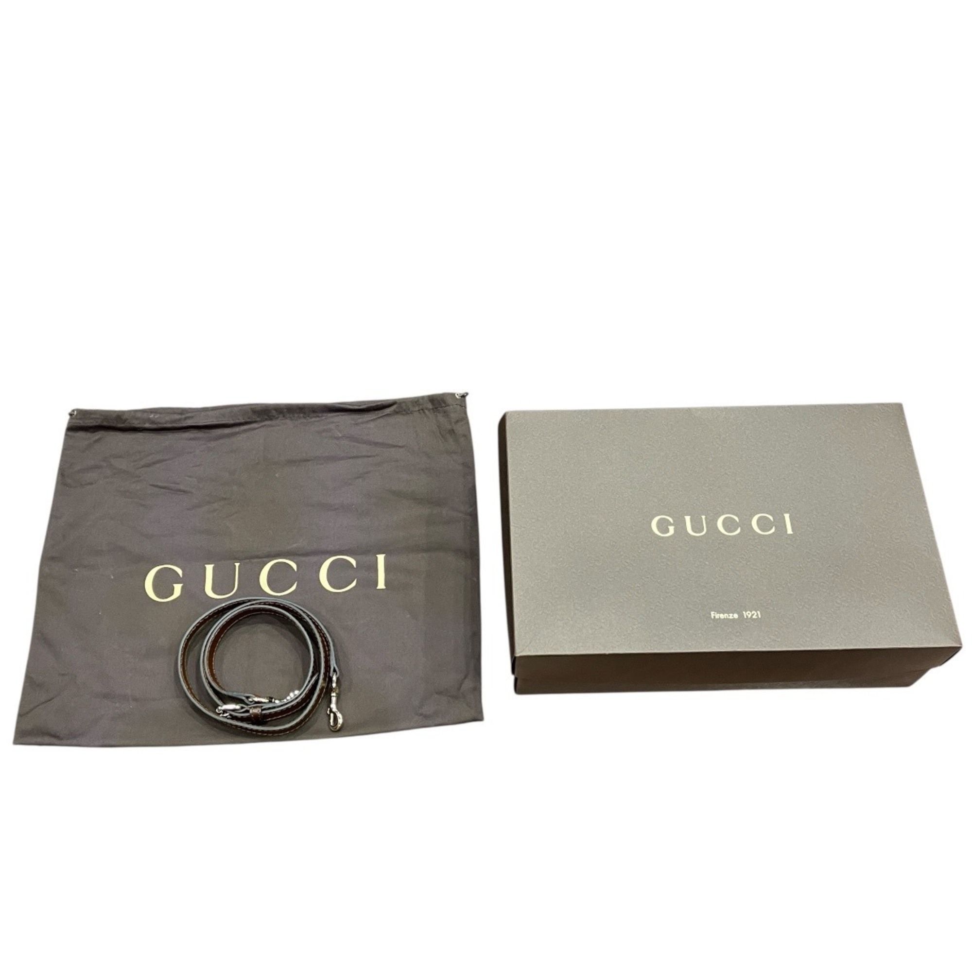 Canvas Leather Handbag (Pre-Owned) - Gucci - Modalova