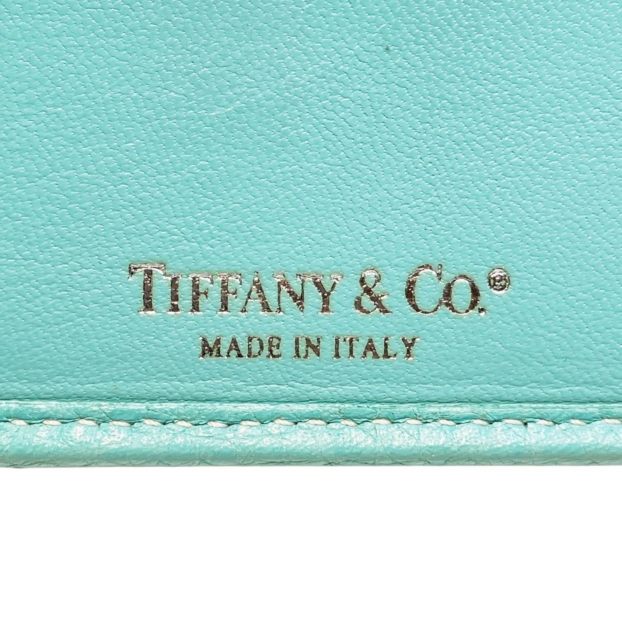 Leather Long Wallet (Bi-Fold) (Pre-Owned) - Tiffany - Modalova