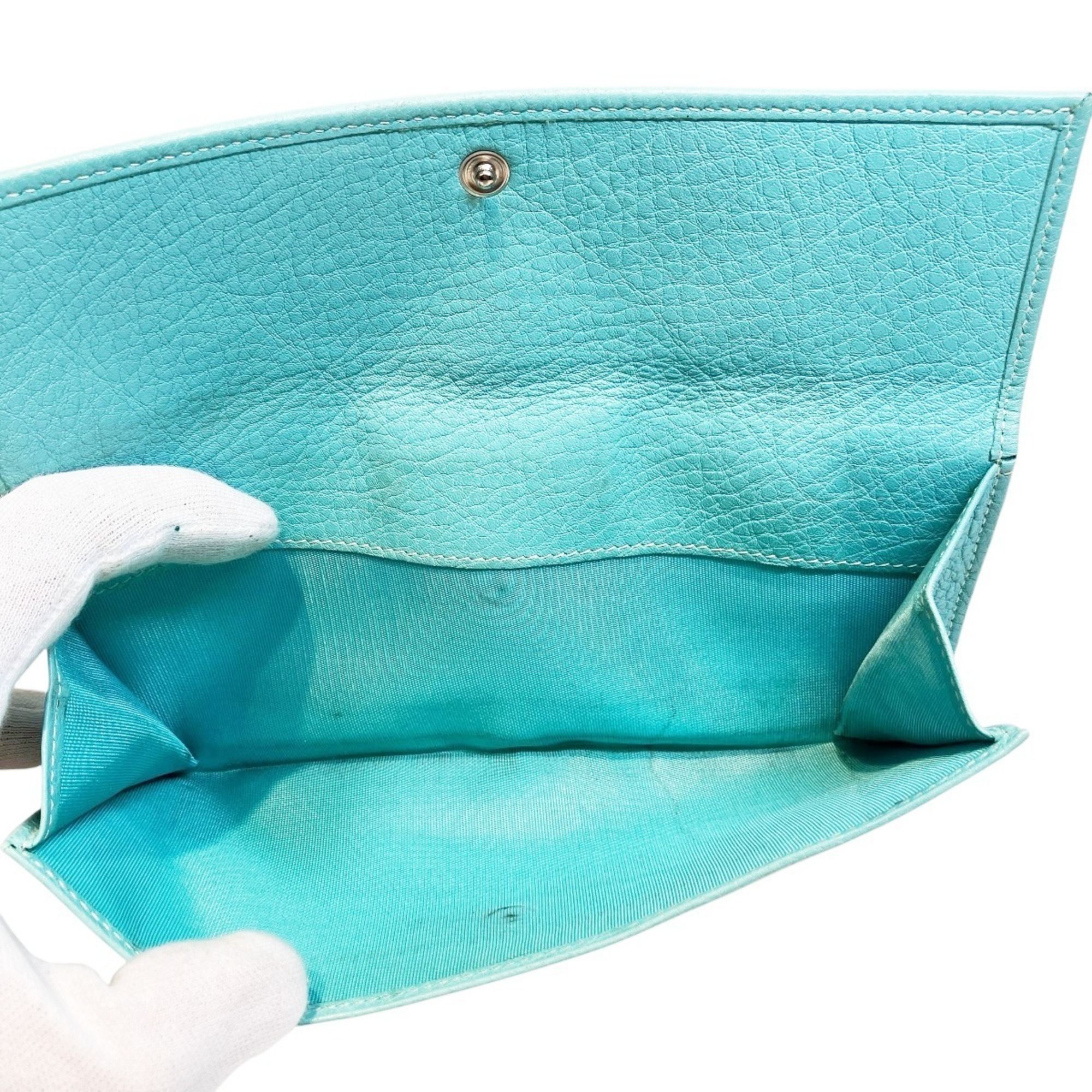 Leather Long Wallet (Bi-Fold) (Pre-Owned) - Tiffany - Modalova