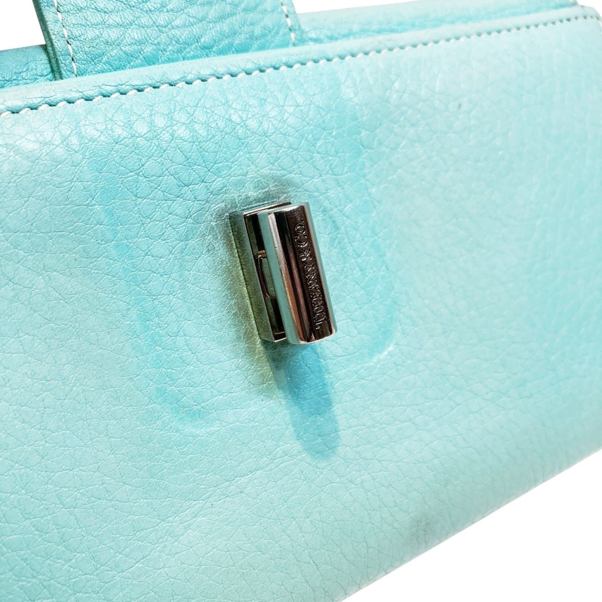 Leather Long Wallet (Bi-Fold) (Pre-Owned) - Tiffany - Modalova
