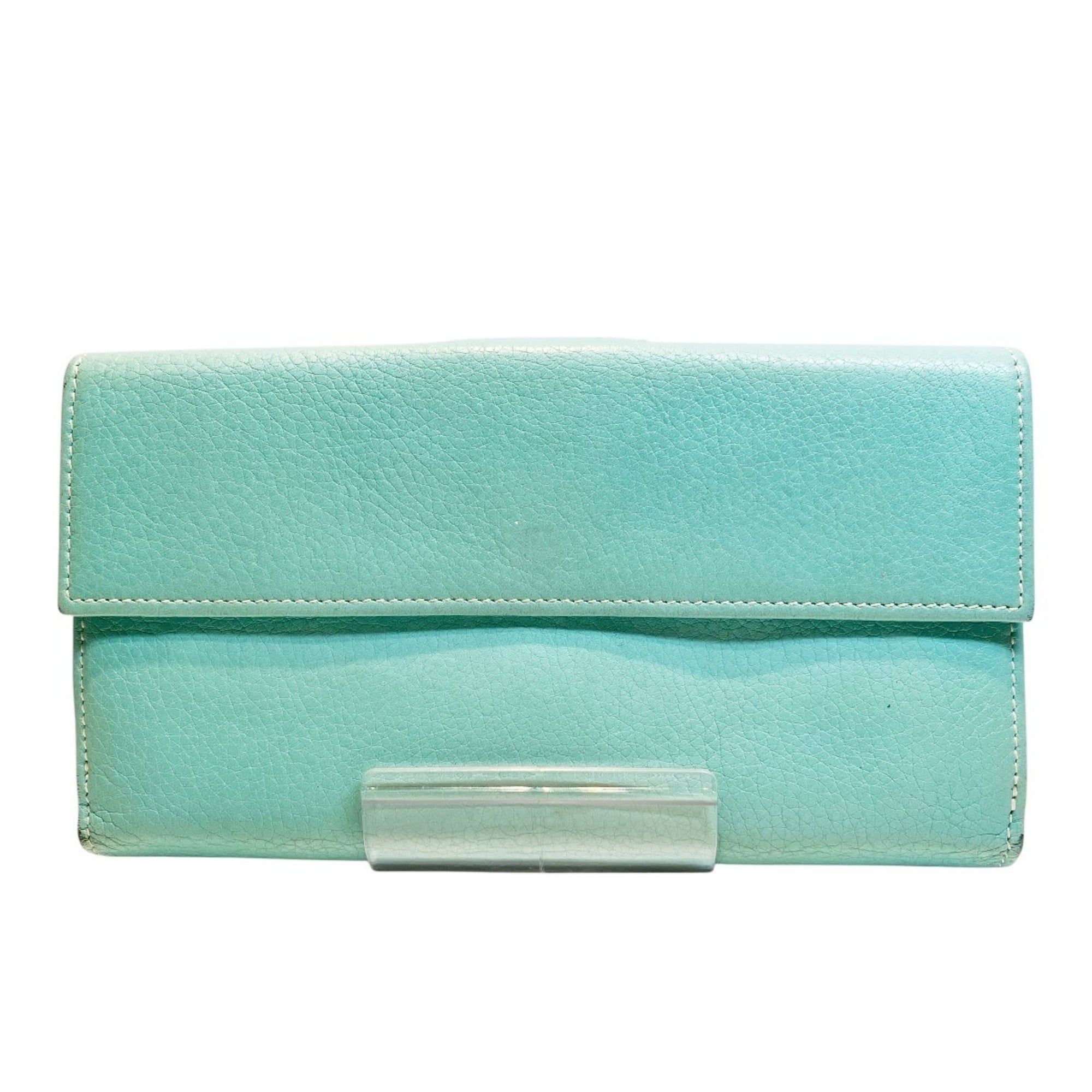 Leather Long Wallet (Bi-Fold) (Pre-Owned) - Tiffany - Modalova
