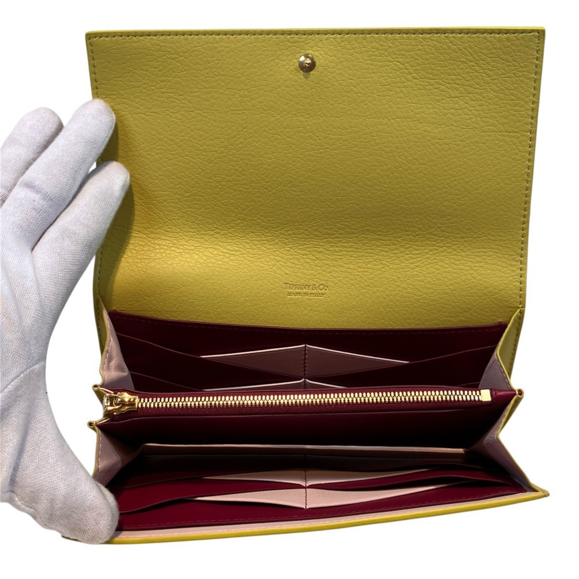 Leather Long Wallet (Bi-Fold) (Pre-Owned) - Tiffany - Modalova