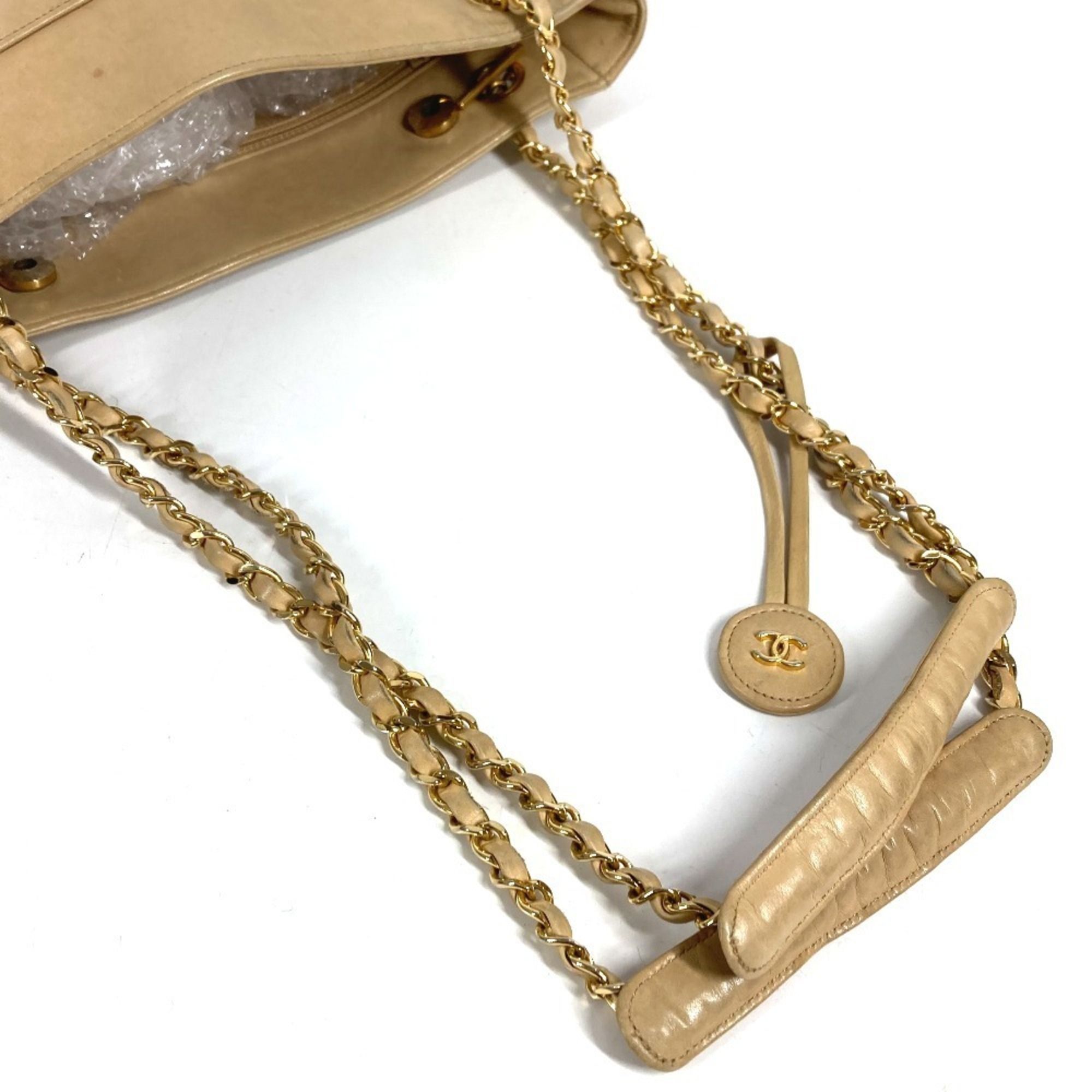 Leather Shoulder Bag Tote Bag (Pre-Owned) - Chanel - Modalova