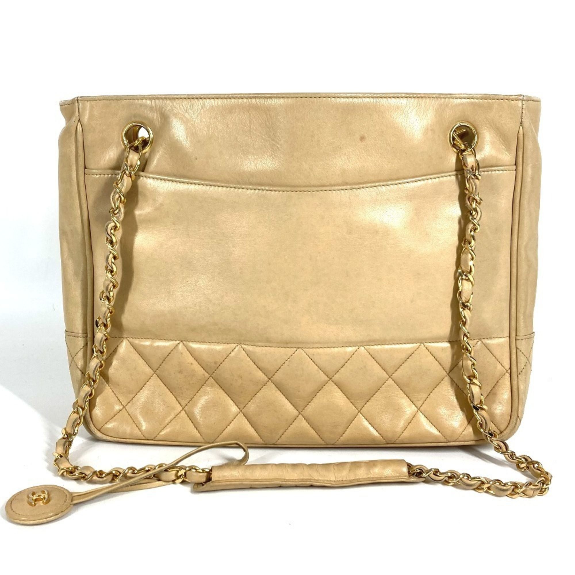 Leather Shoulder Bag Tote Bag (Pre-Owned) - Chanel - Modalova