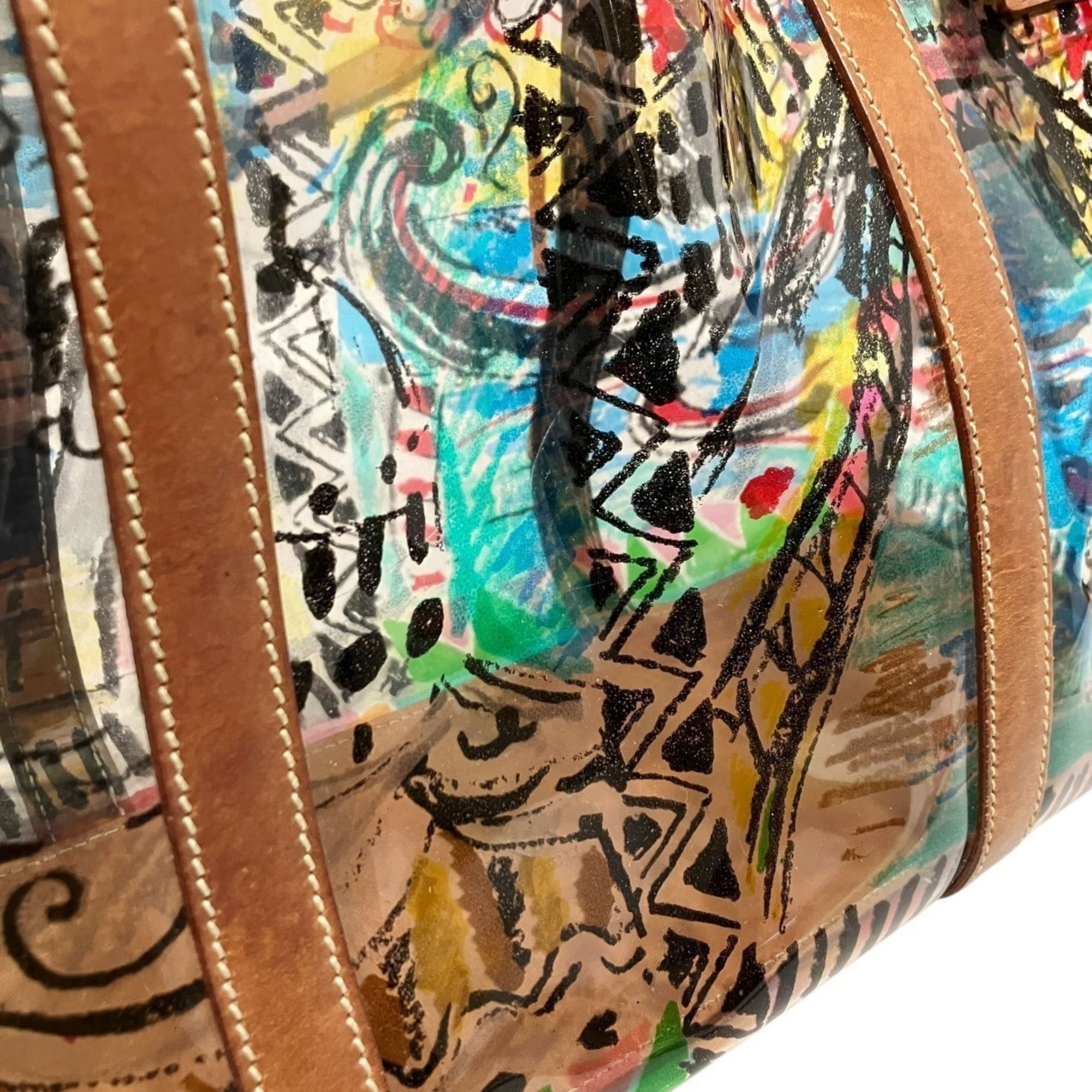 Vinyl Leather Tote Bag (Pre-Owned) - Prada - Modalova